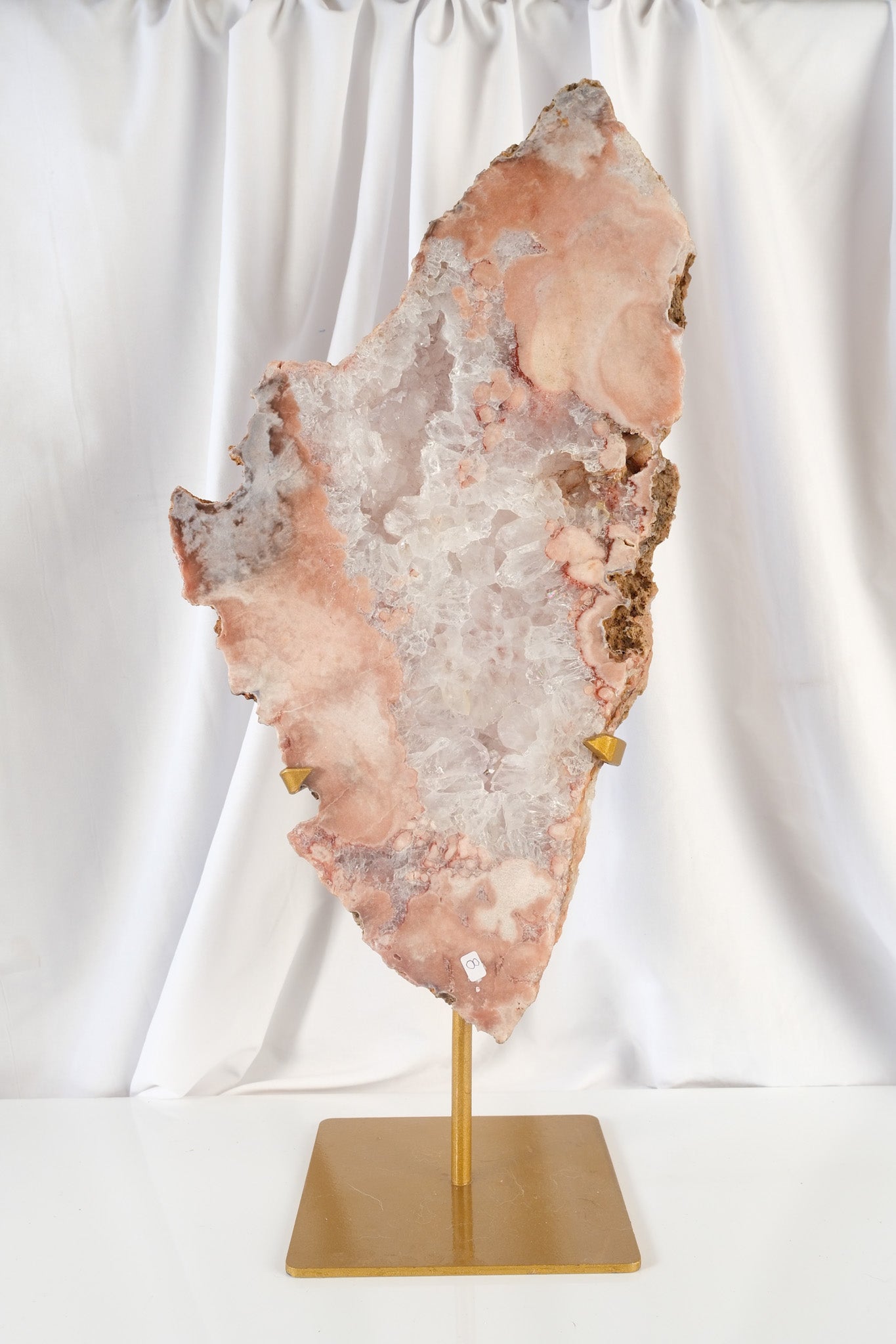 Pink Amethyst Slab on Stand
