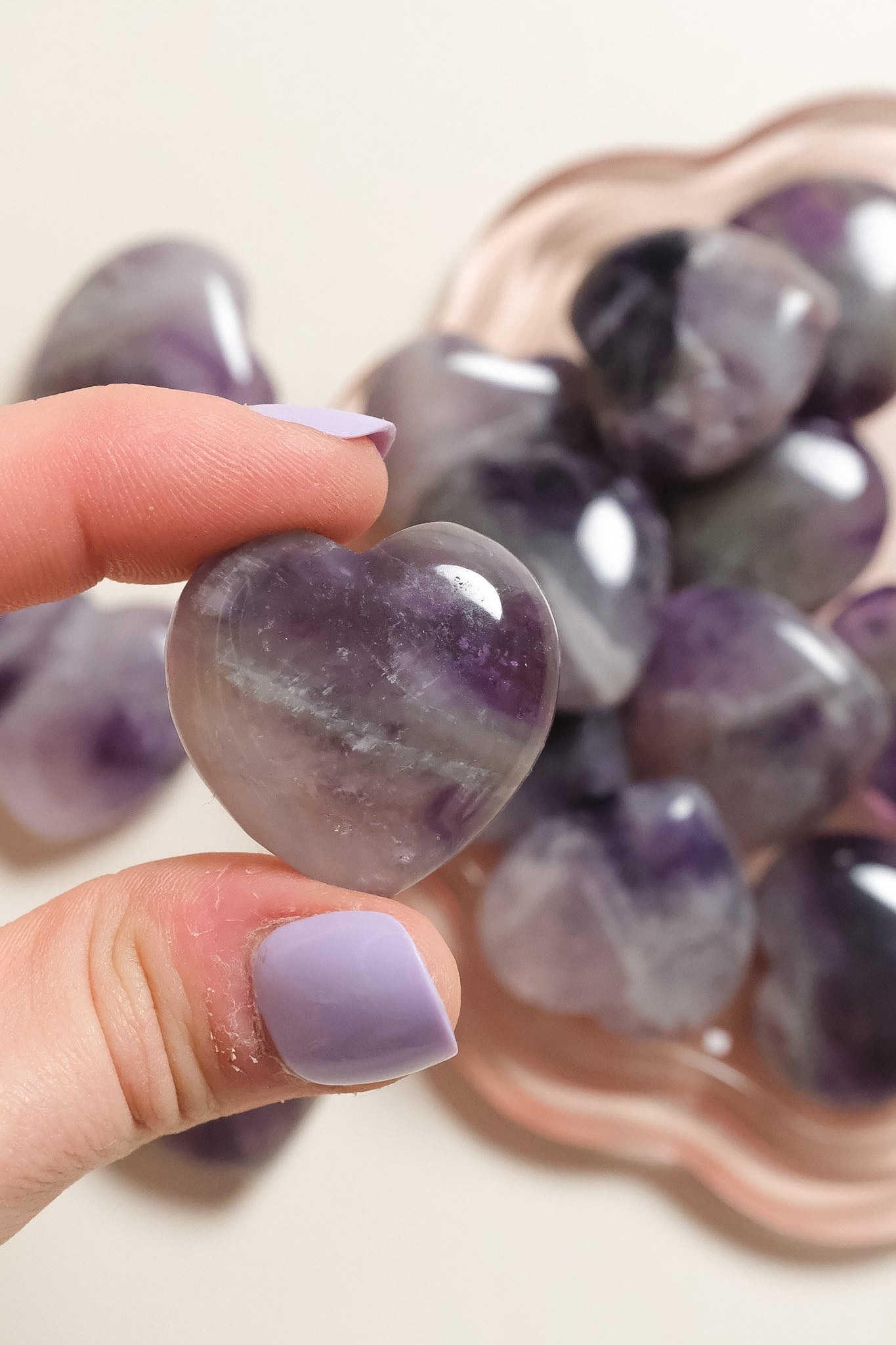 Amethyst Small Heart