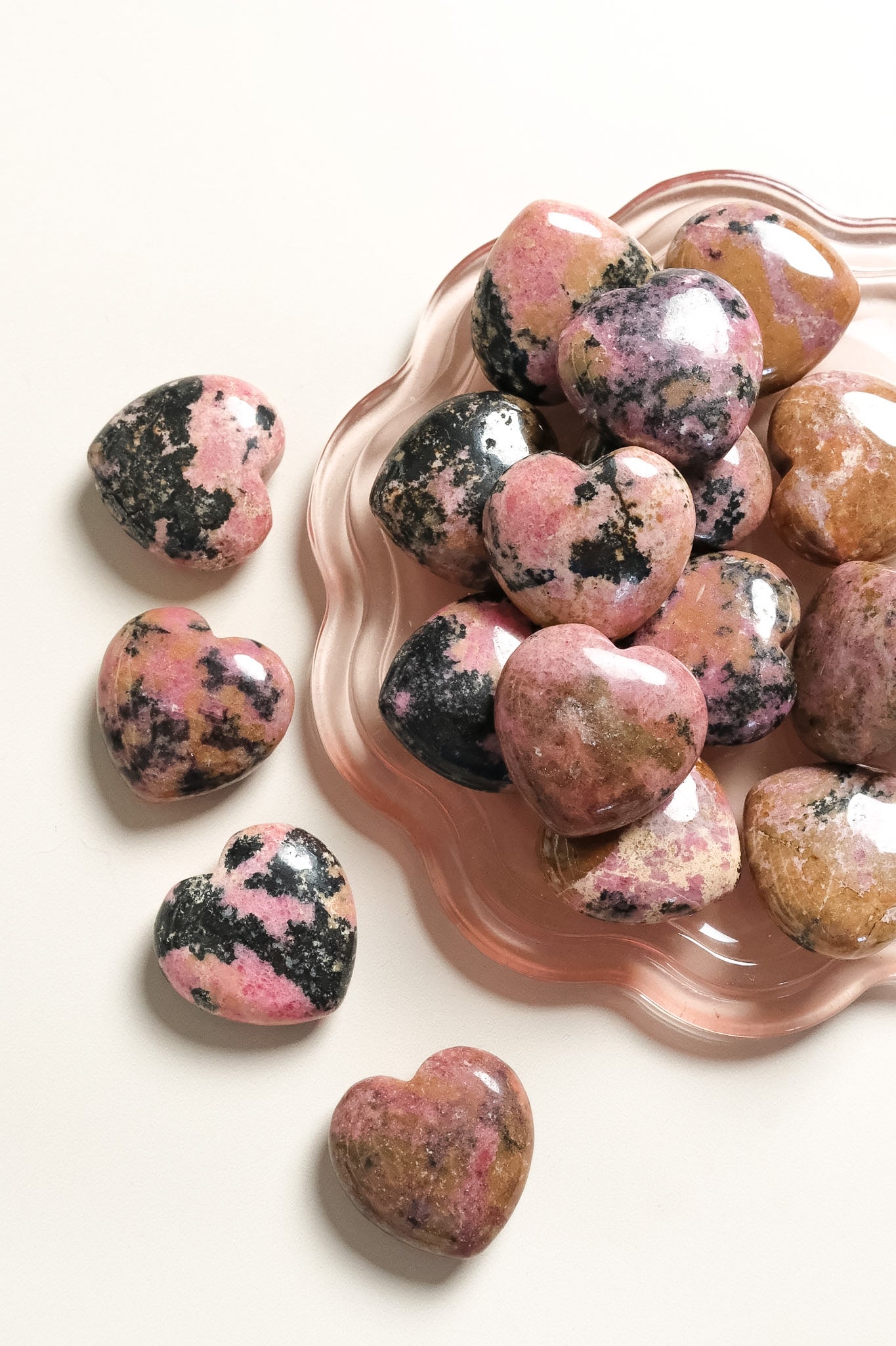 Rhodonite Small Heart