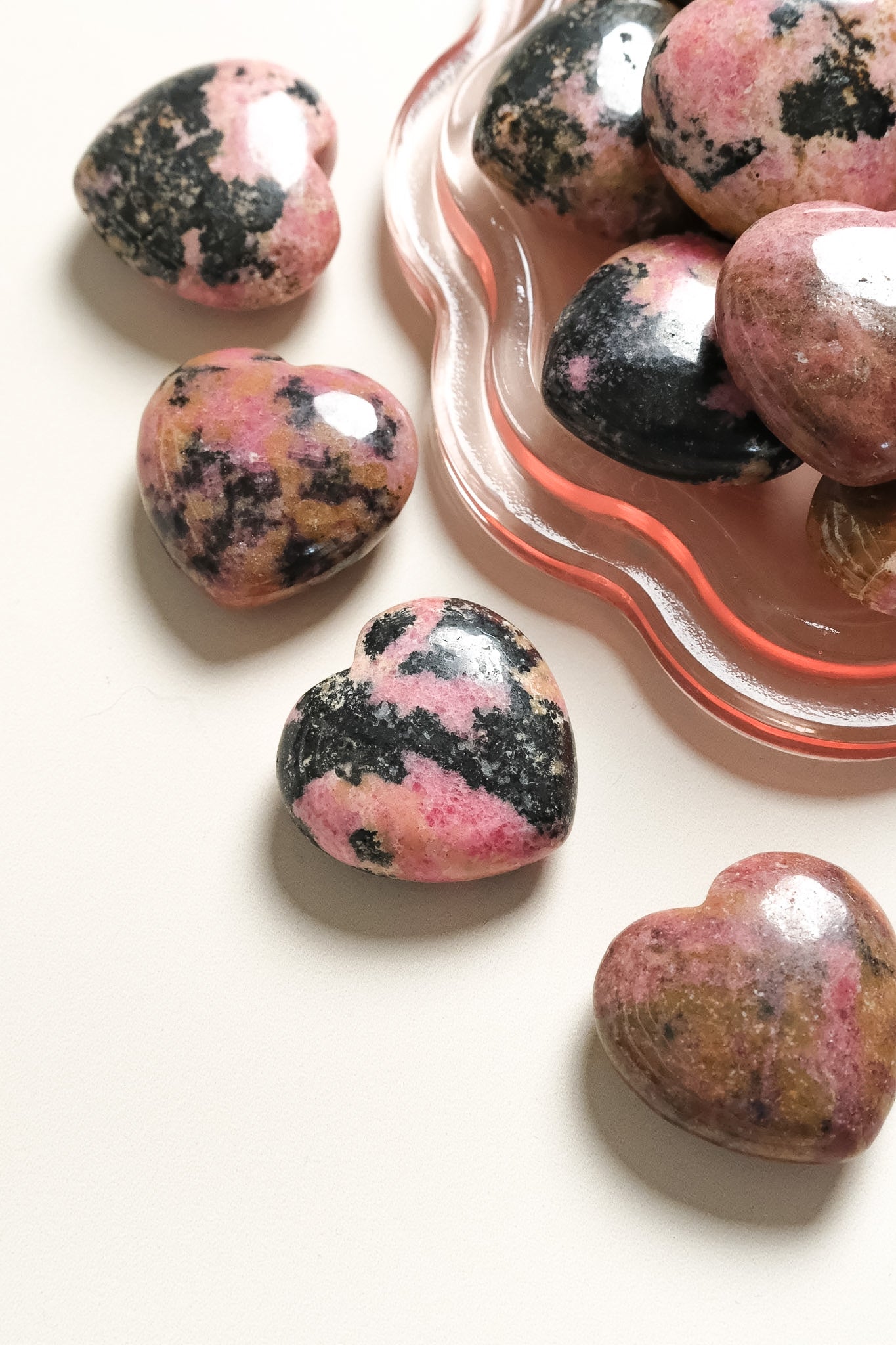 Rhodonite Small Heart
