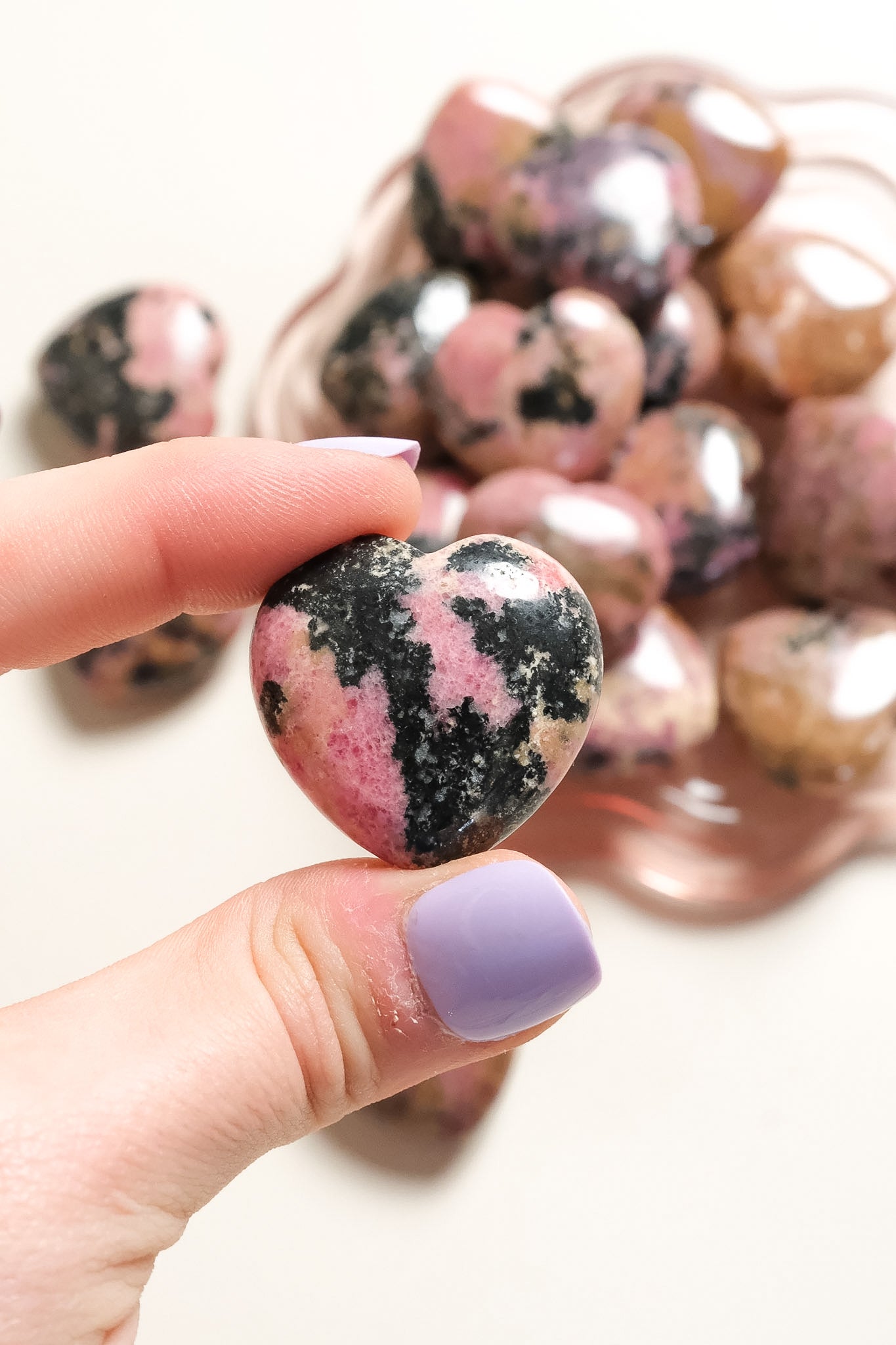Rhodonite Small Heart