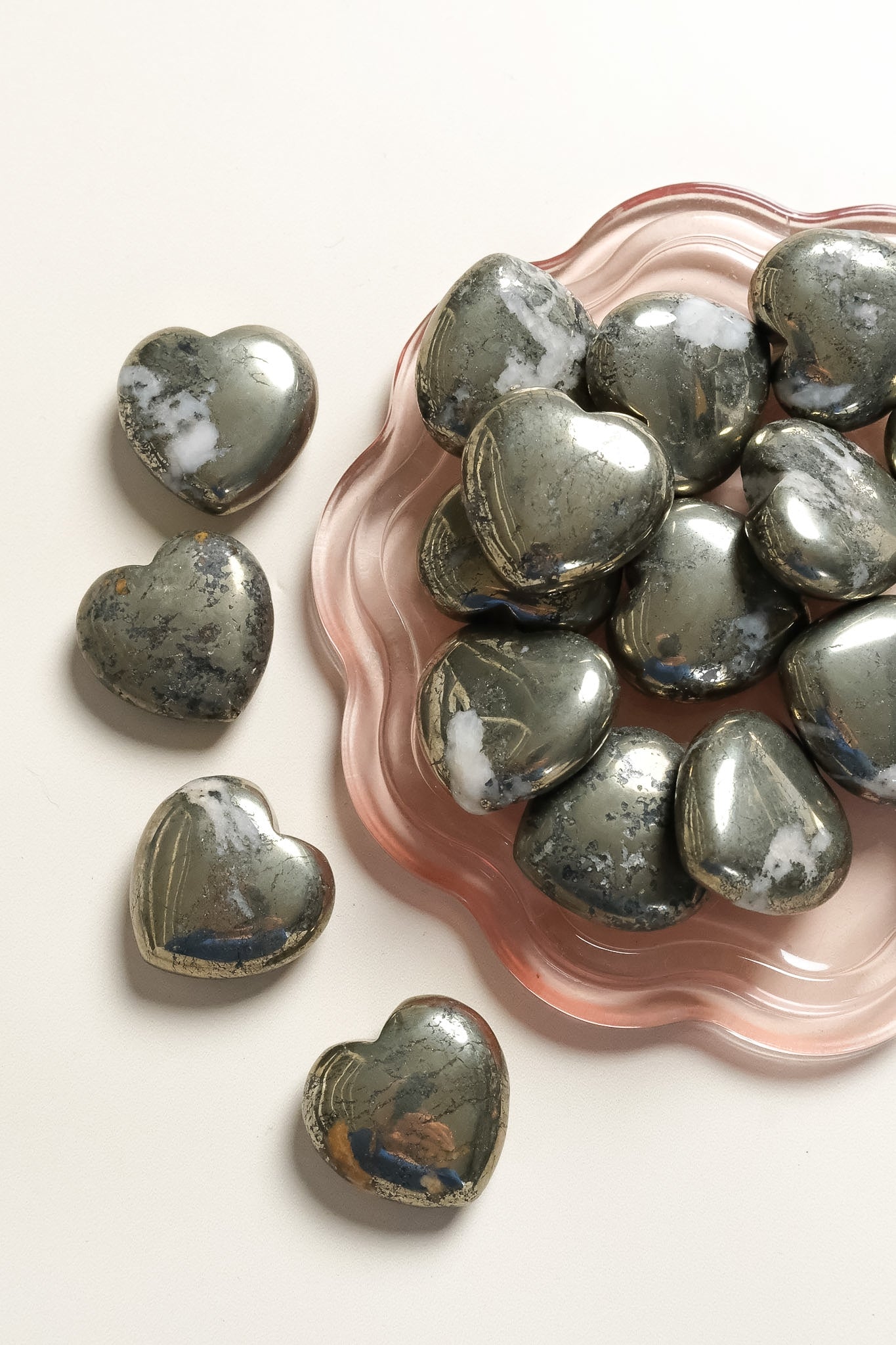Pyrite Small Heart