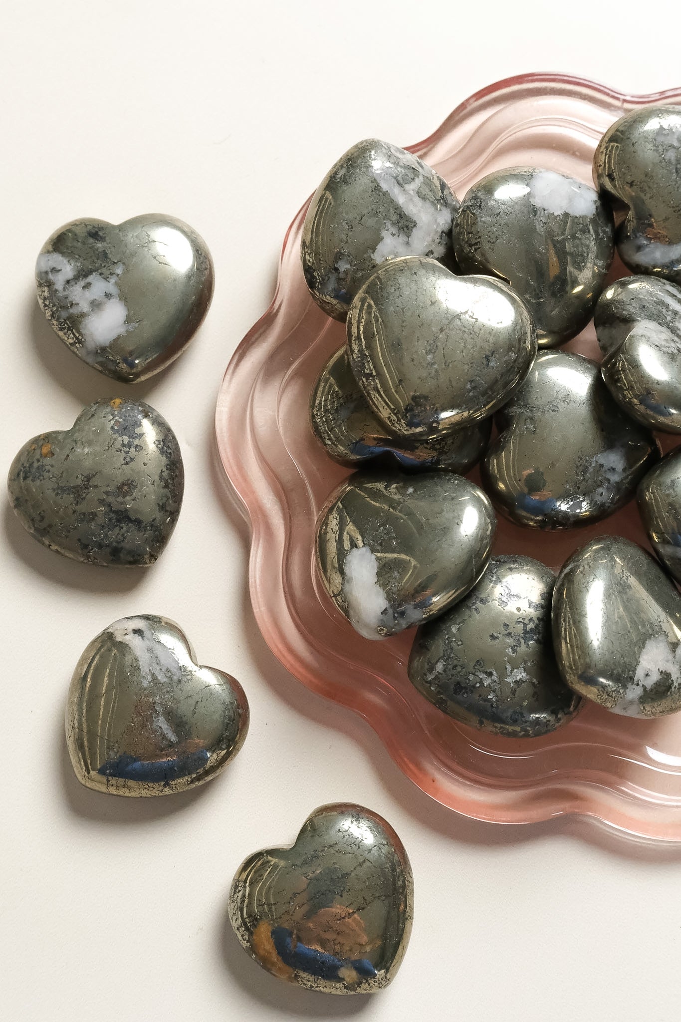 Pyrite Small Heart