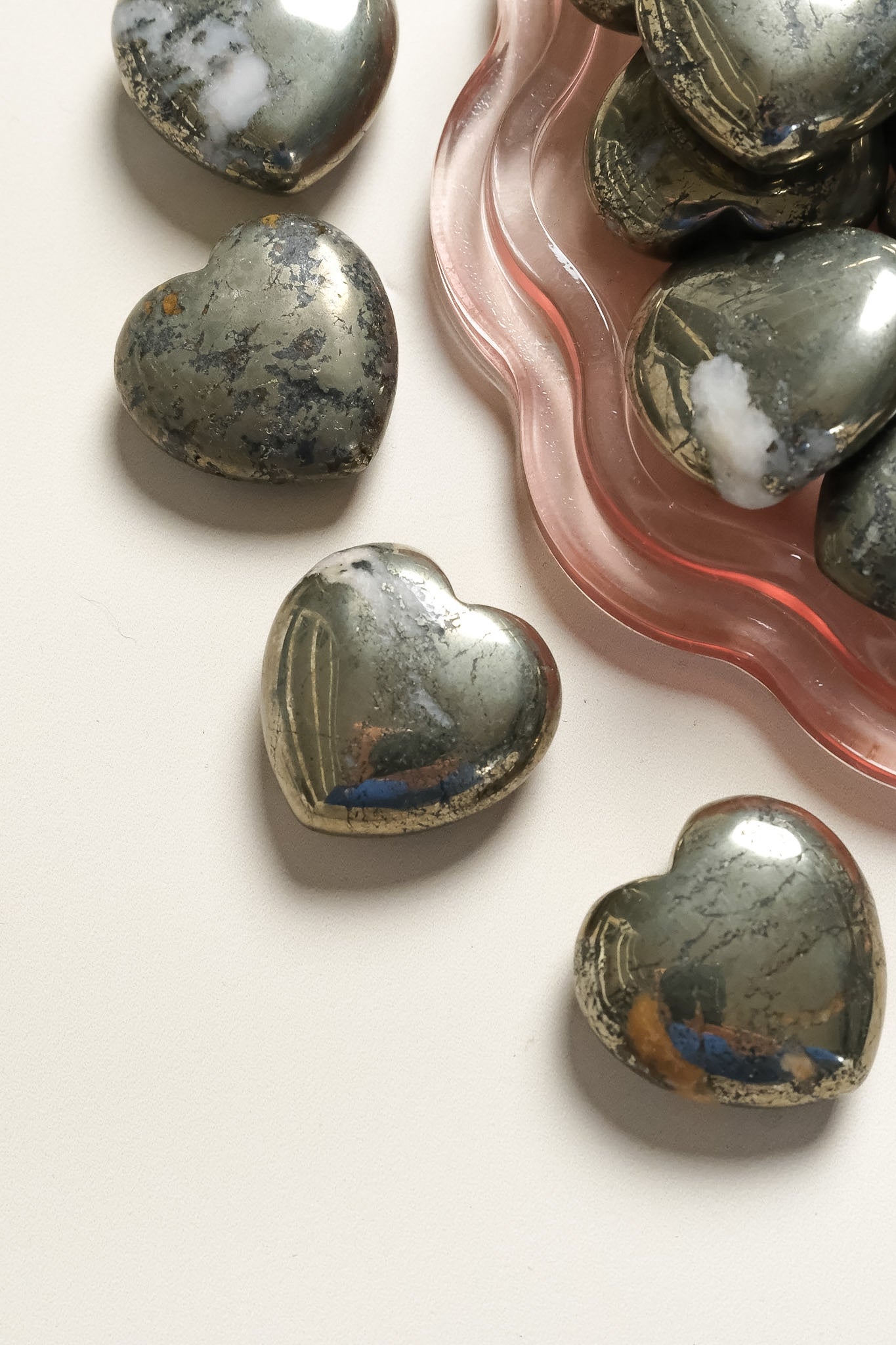 Pyrite Small Heart