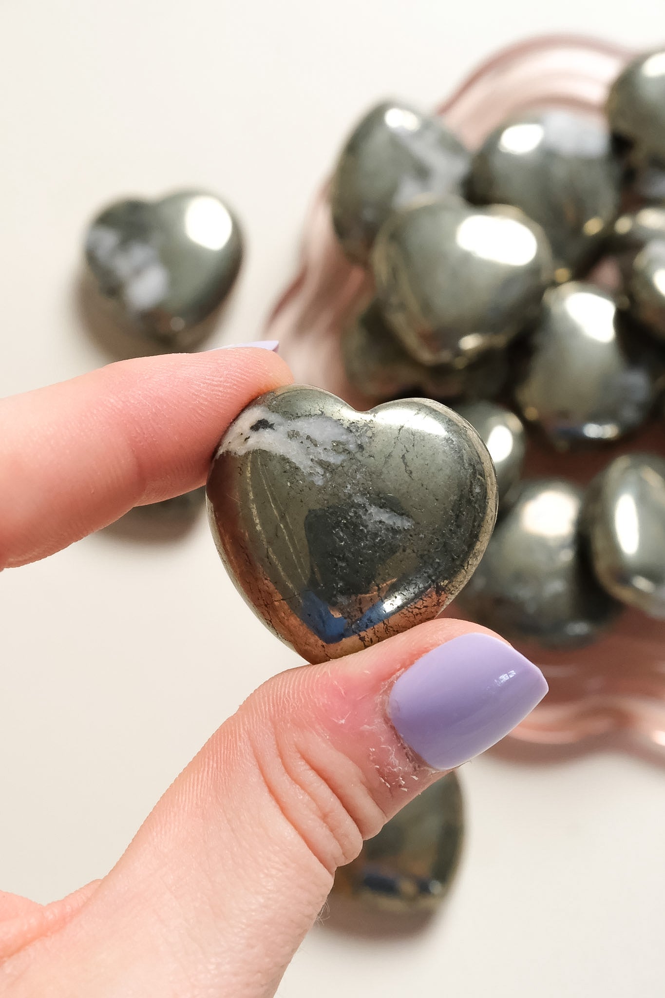 Pyrite Small Heart