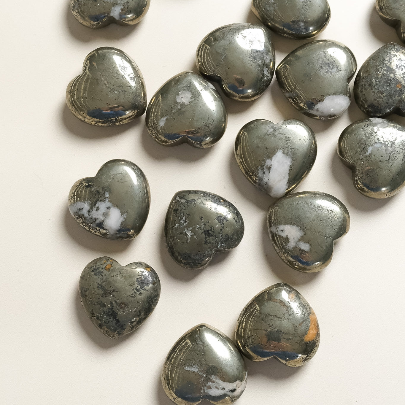 Pyrite Small Heart