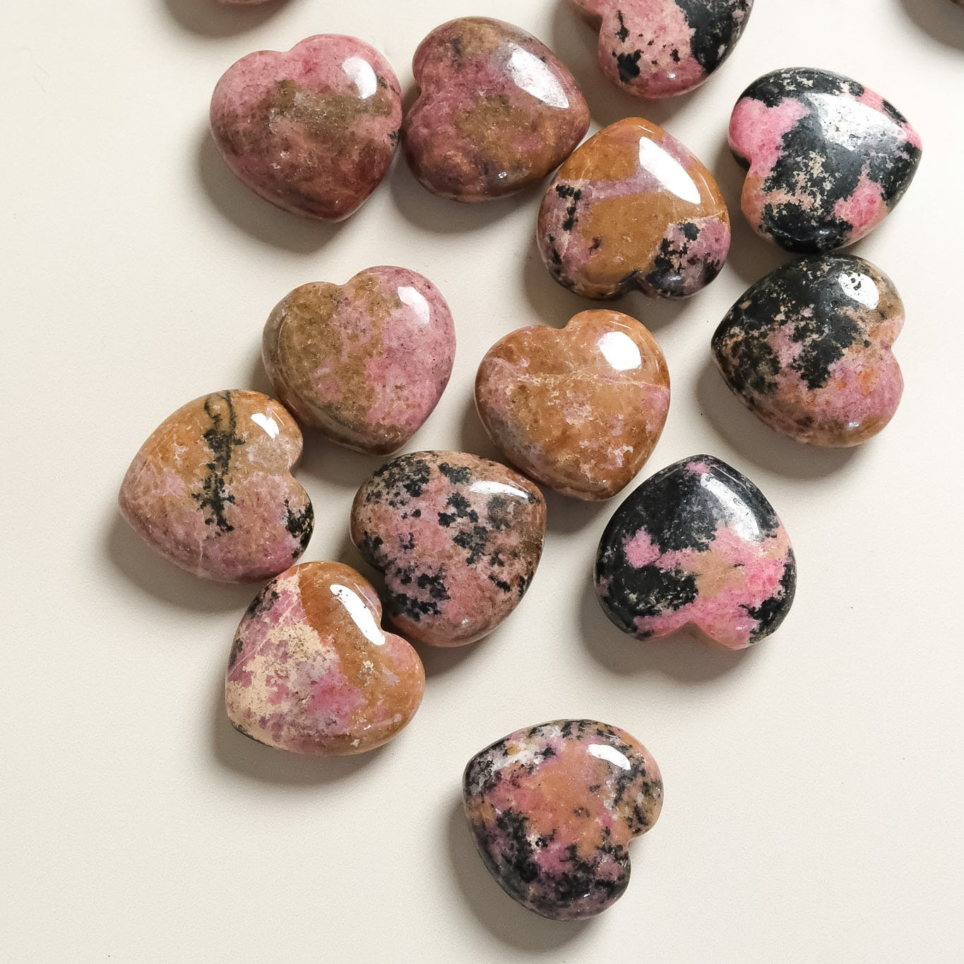 Rhodonite Small Heart