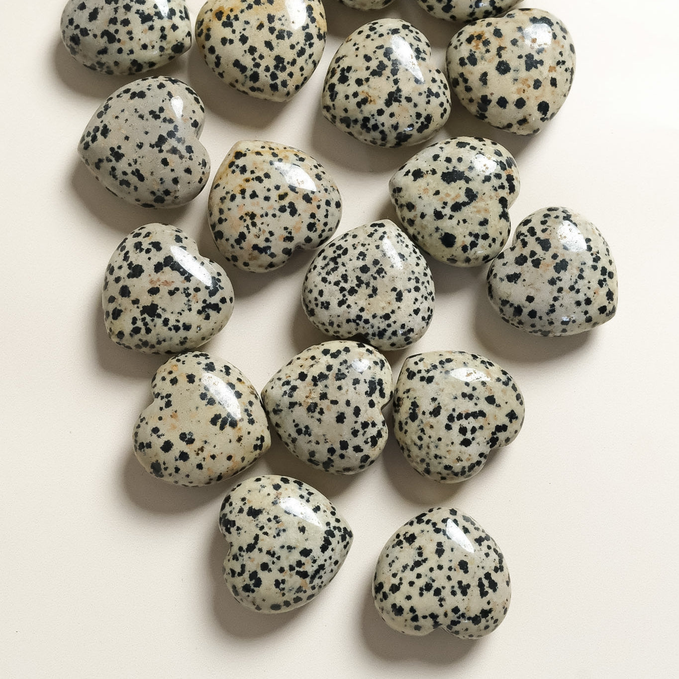 Dalmatian Jasper Small Heart