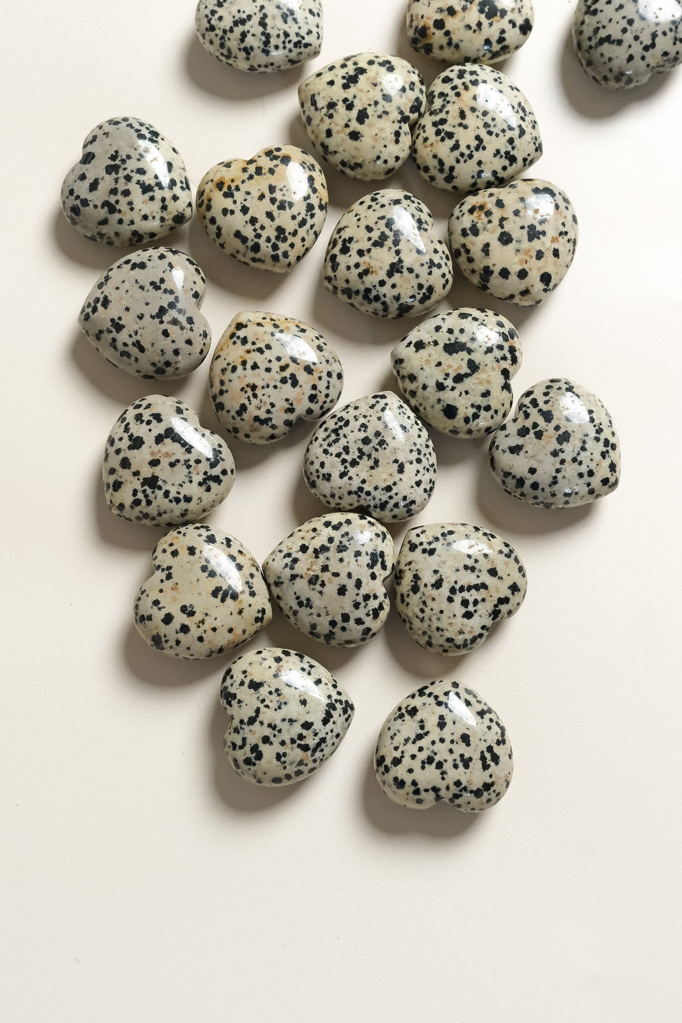 Dalmatian Jasper Small Heart