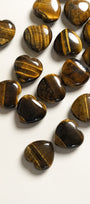 Tigers Eye Small Heart
