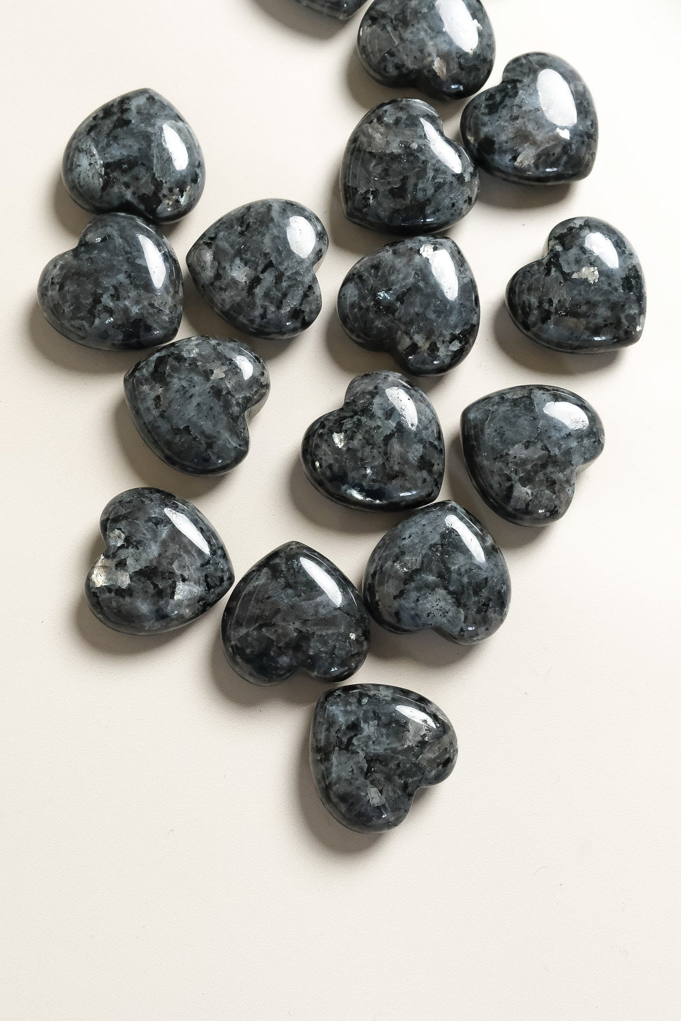 Larvikite Small Heart
