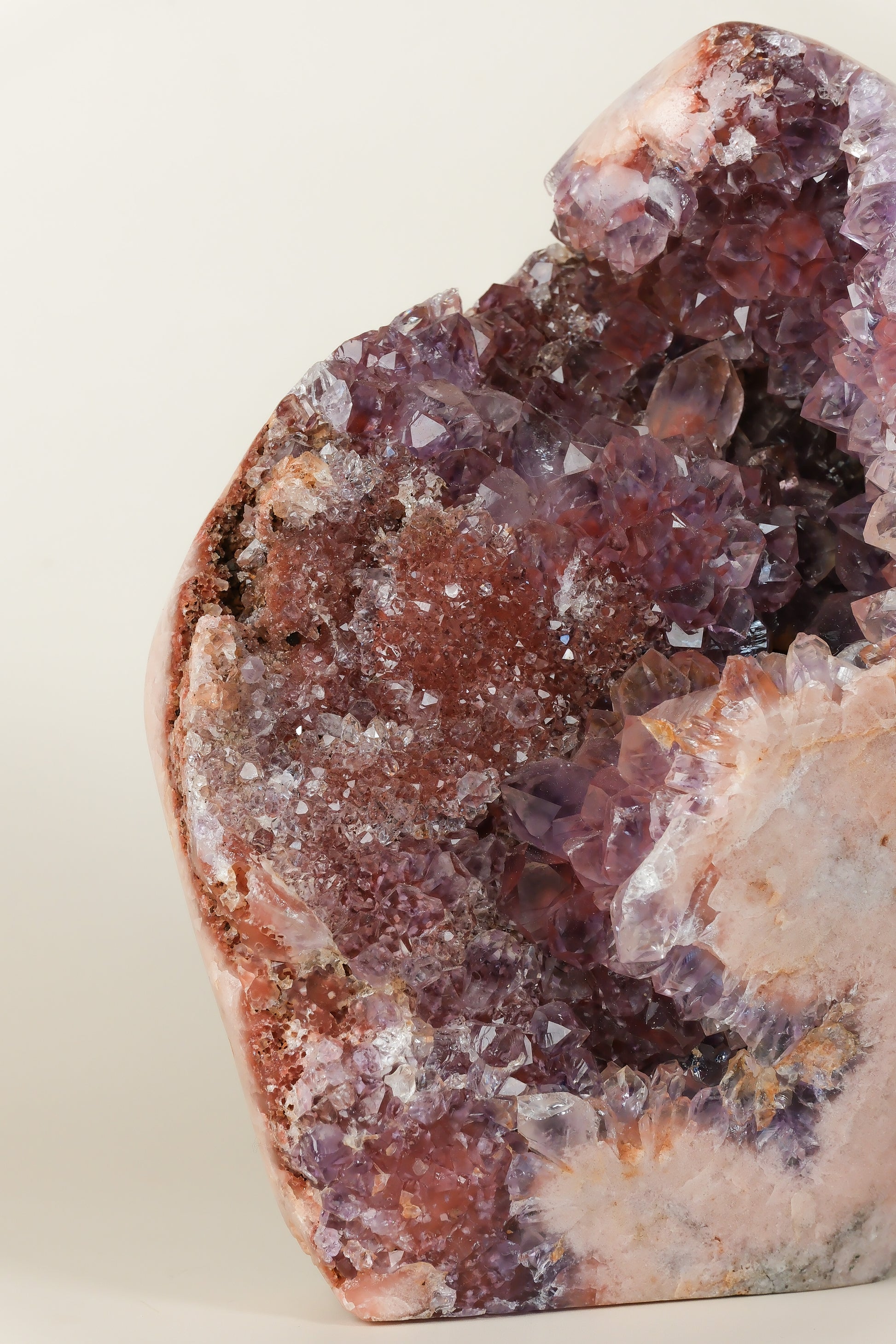 Pink Amethyst Freeform Cluster - High Quality