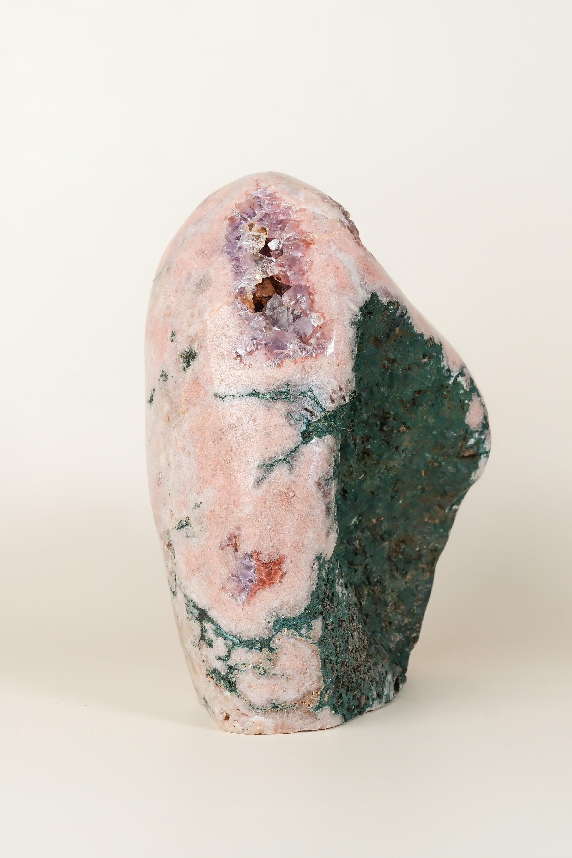 Pink Amethyst Freeform Cluster - High Quality