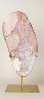 Pink Amethyst Slab on Stand