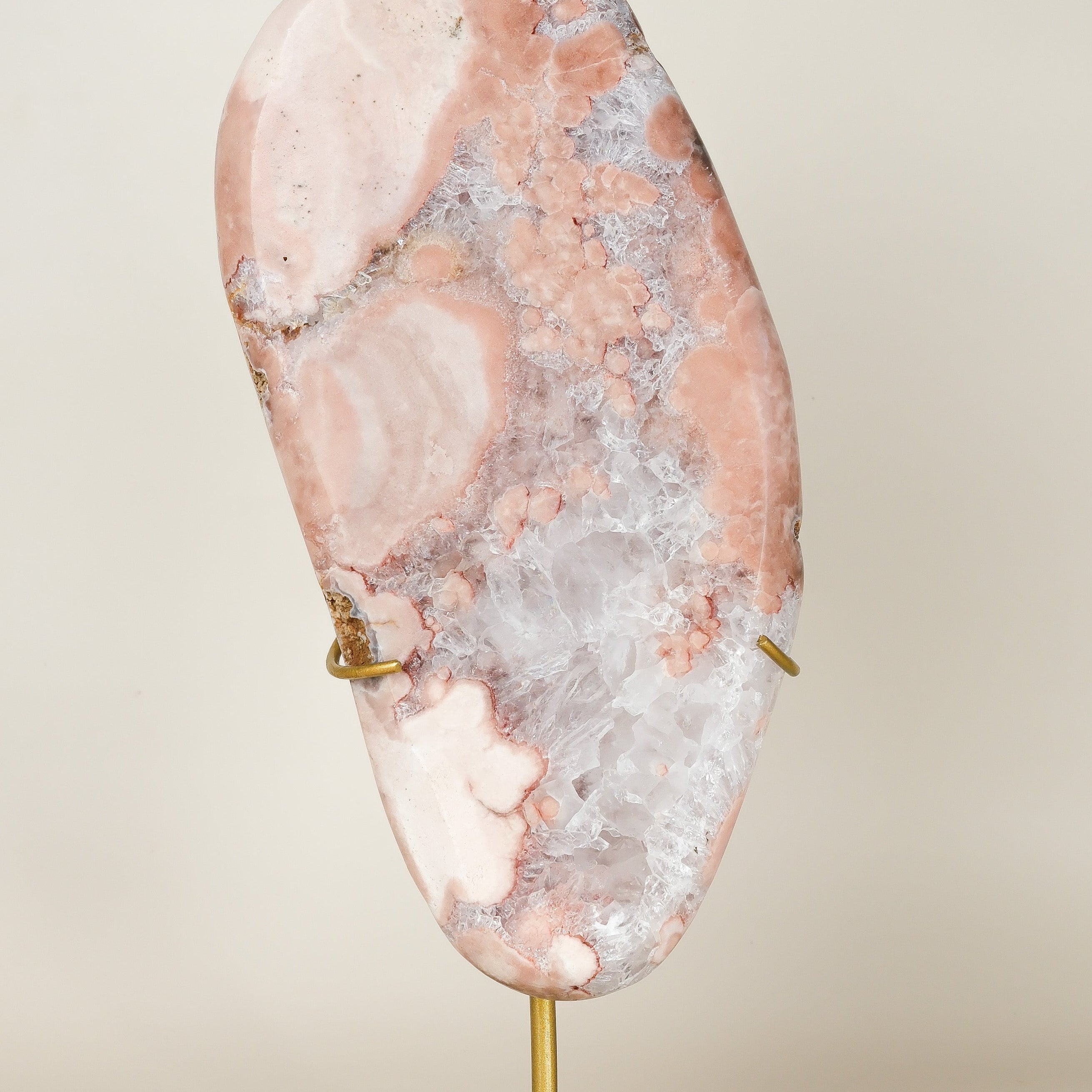 Pink Amethyst Slab on Stand
