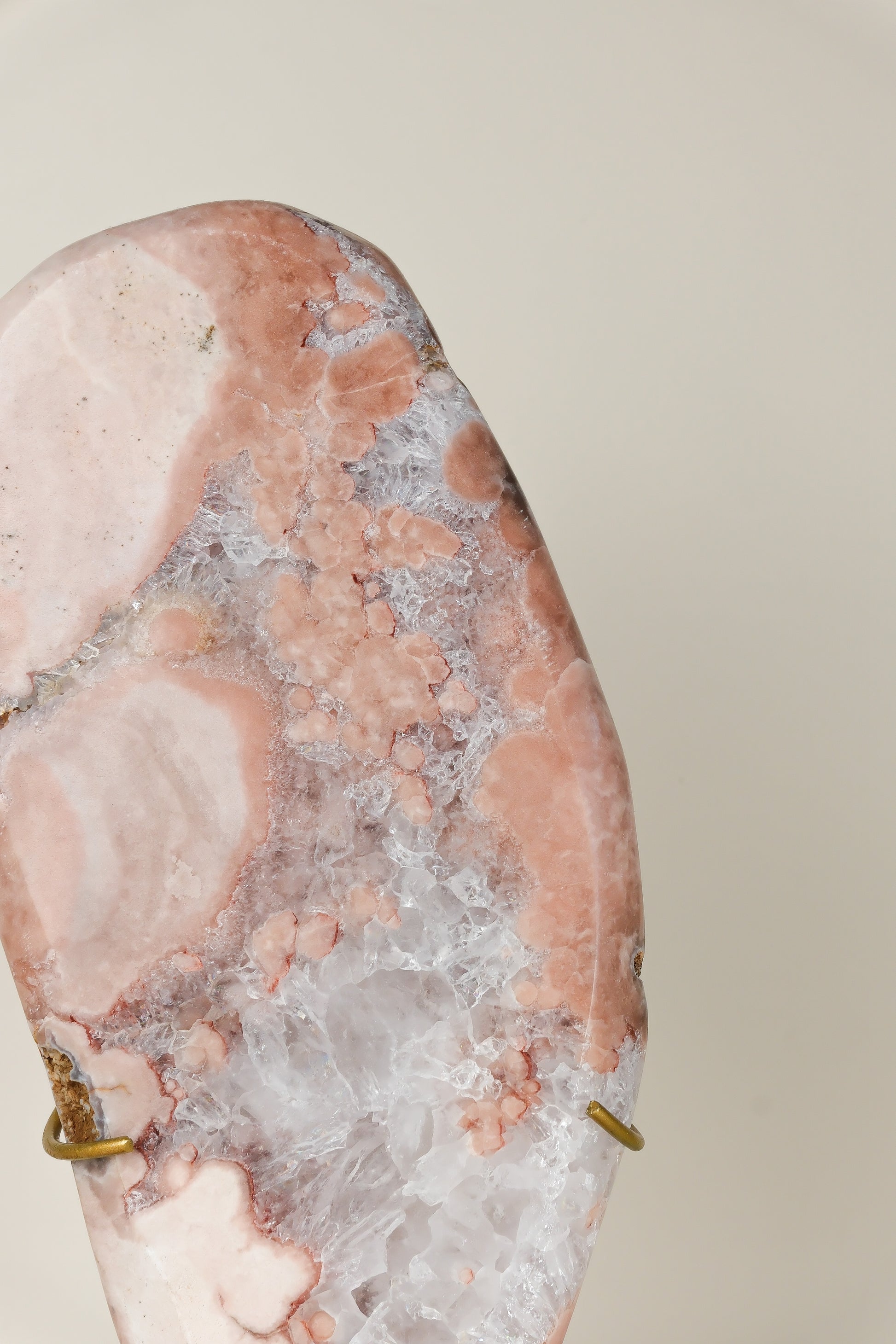 Pink Amethyst Slab on Stand