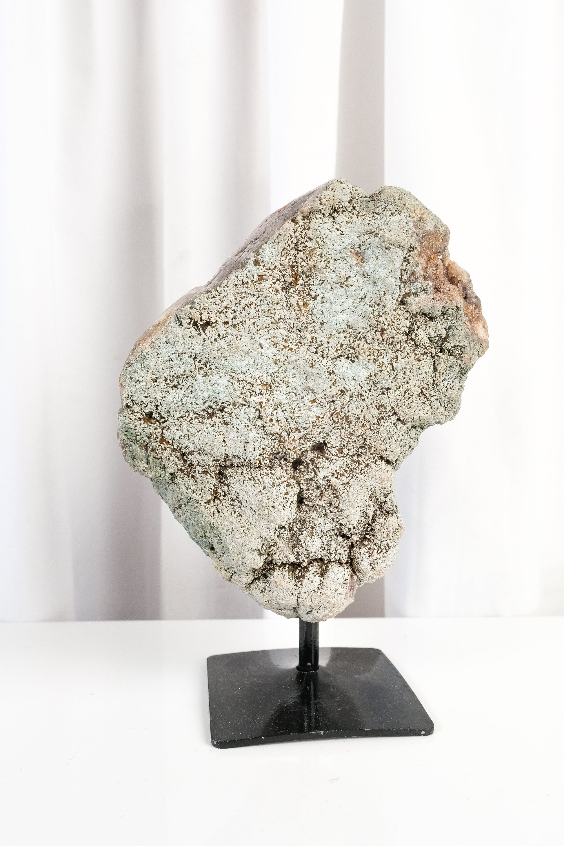 Pink Amethyst Slab on Stand