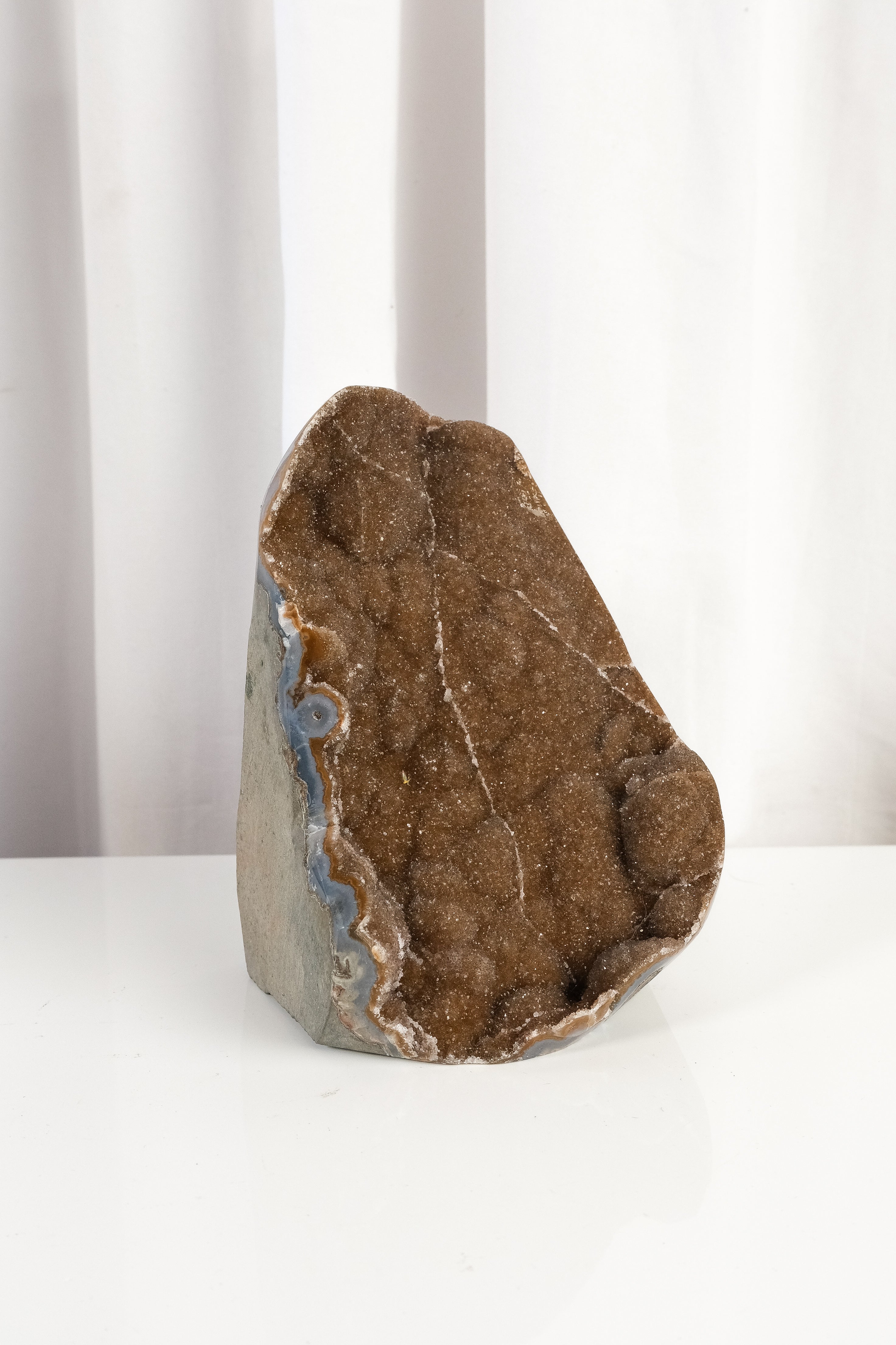 Rainbow Amethyst Cutbase Cluster