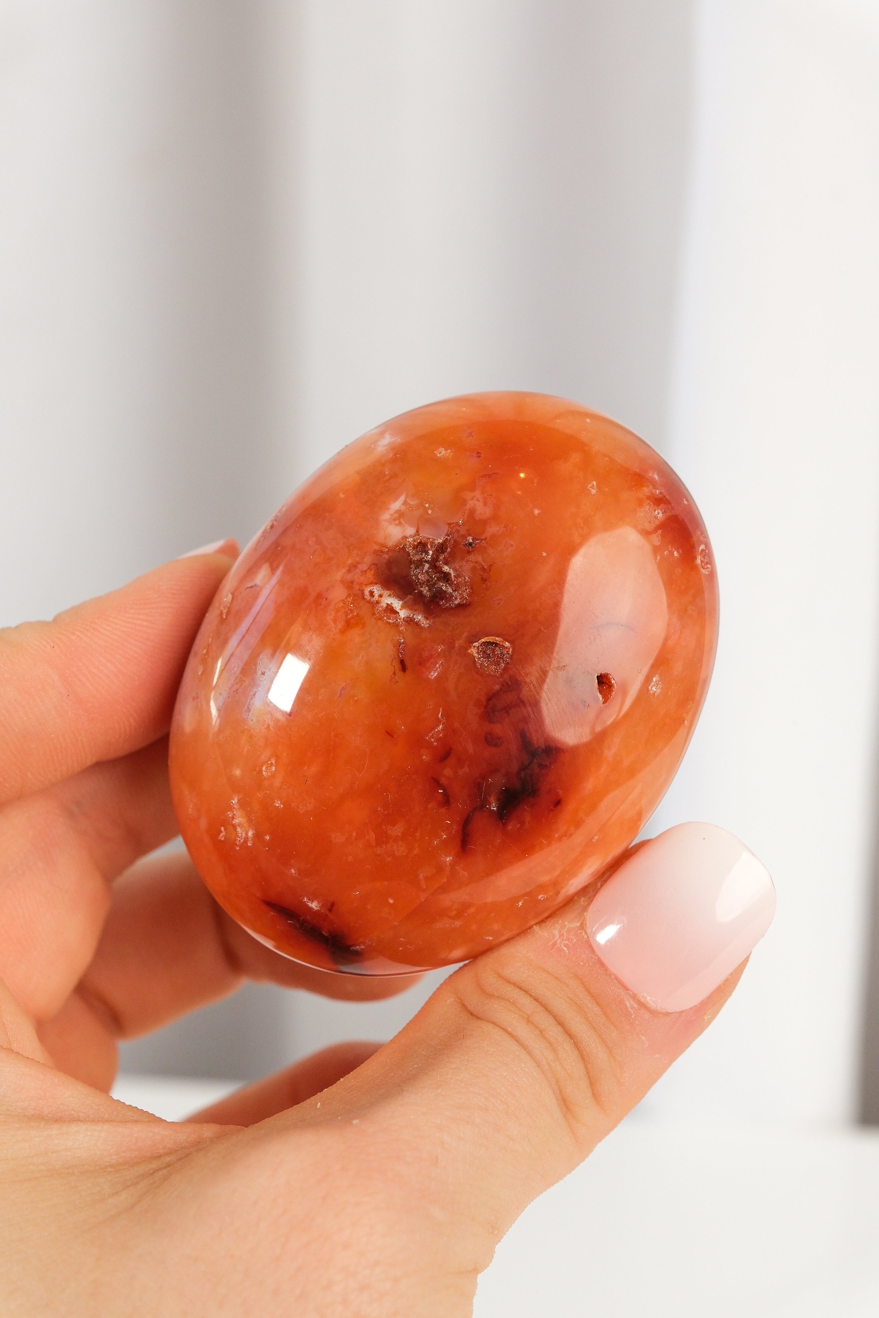 Carnelian Agate Palmstone