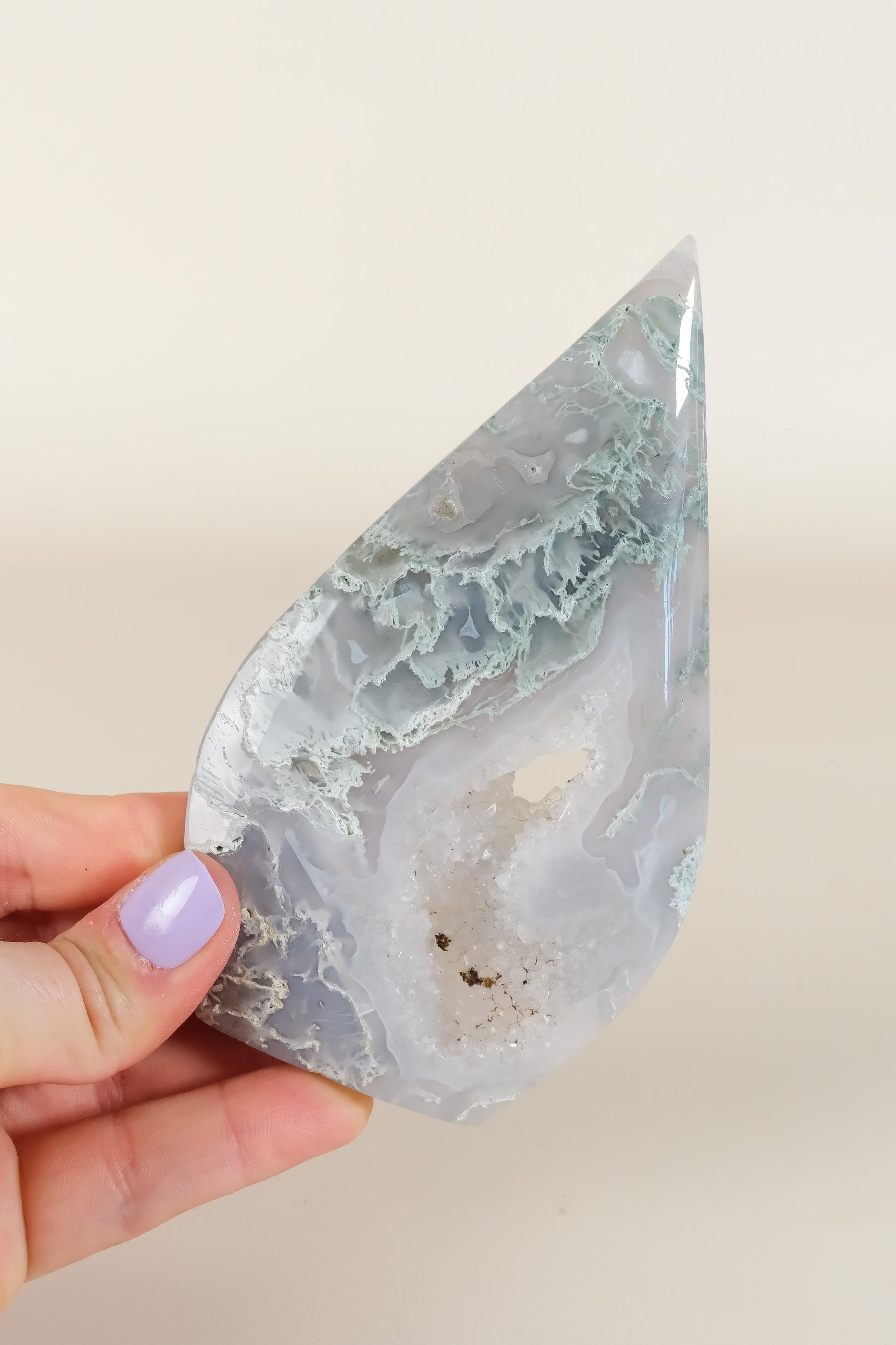 Moss Agate Flame Misfit