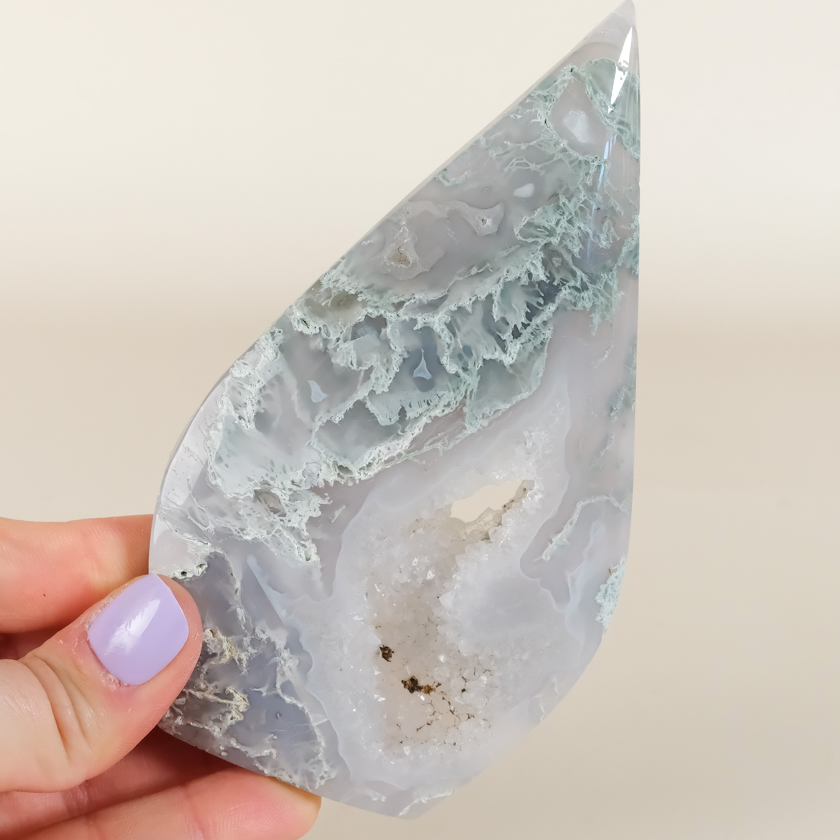Moss Agate Flame Misfit