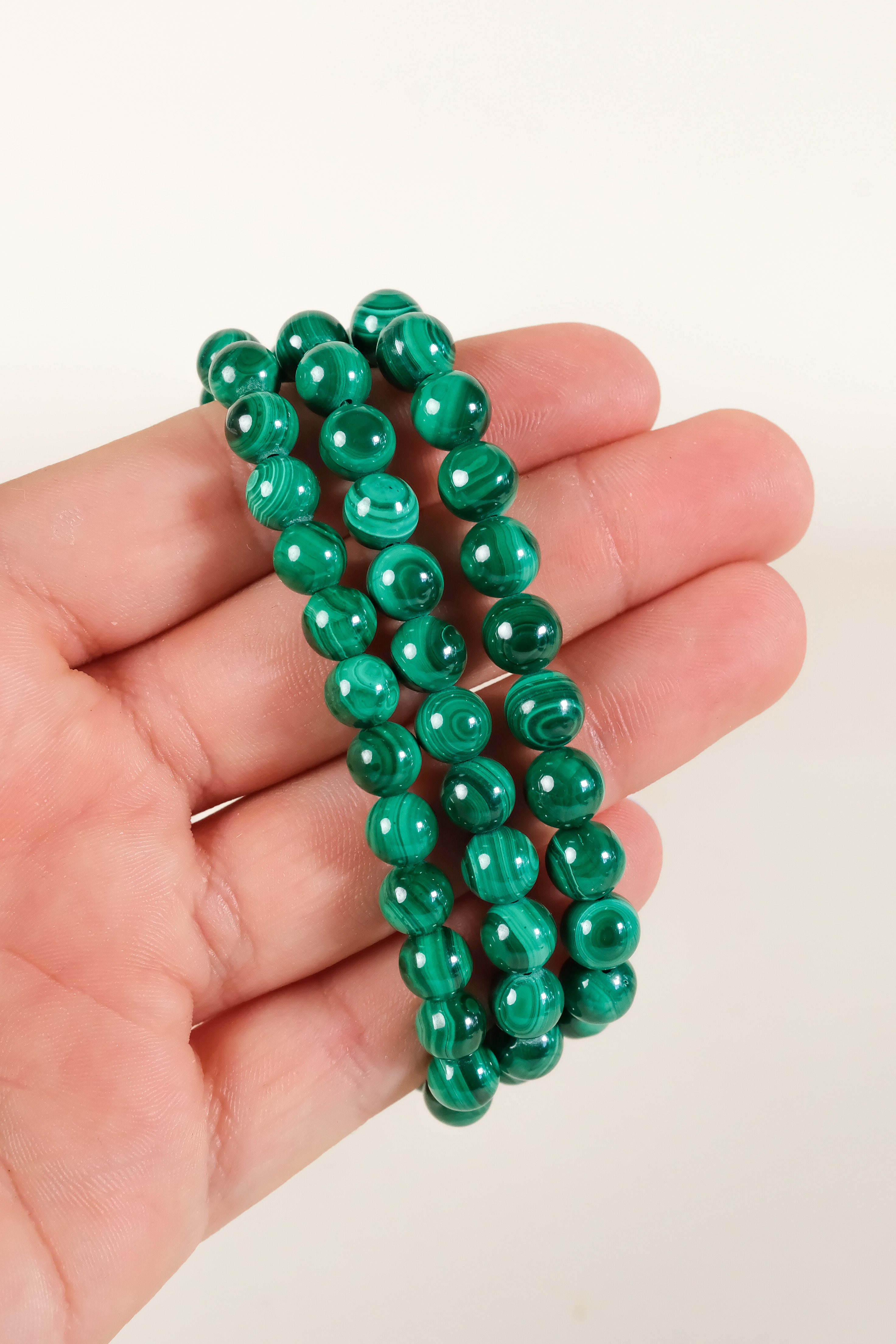 7mm Malachite Bracelet