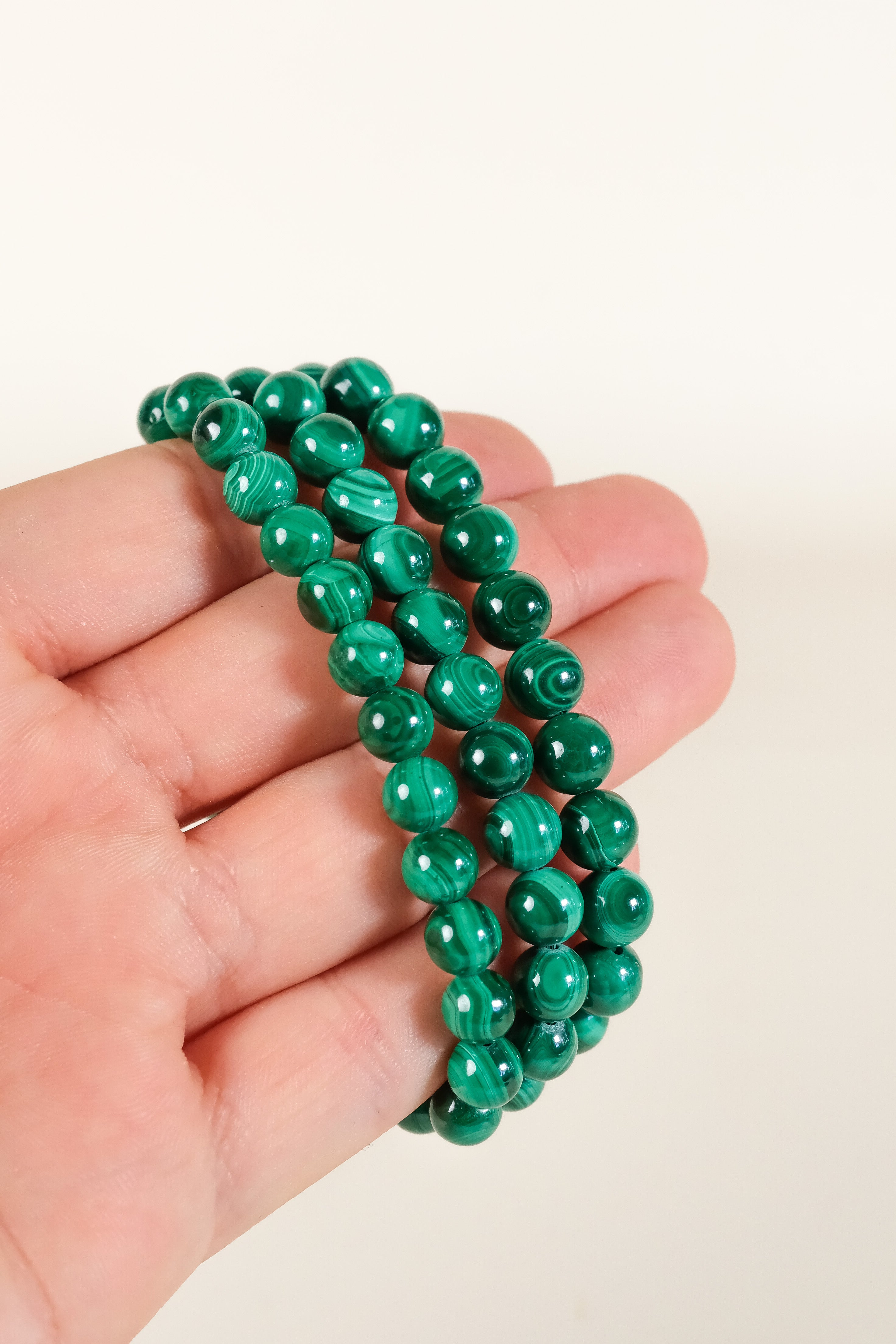 7mm Malachite Bracelet