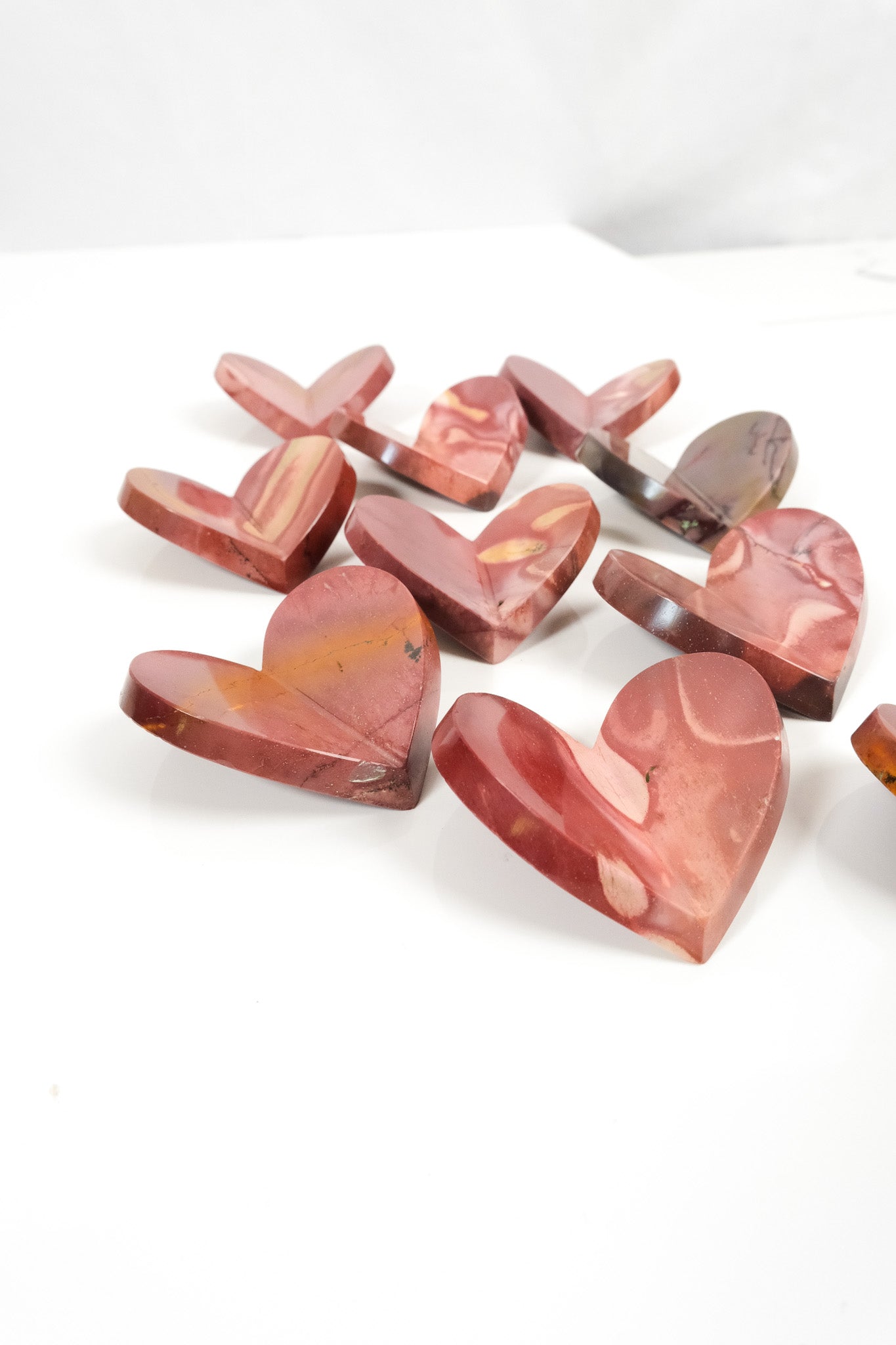 Mookaite Medium 3D Heart