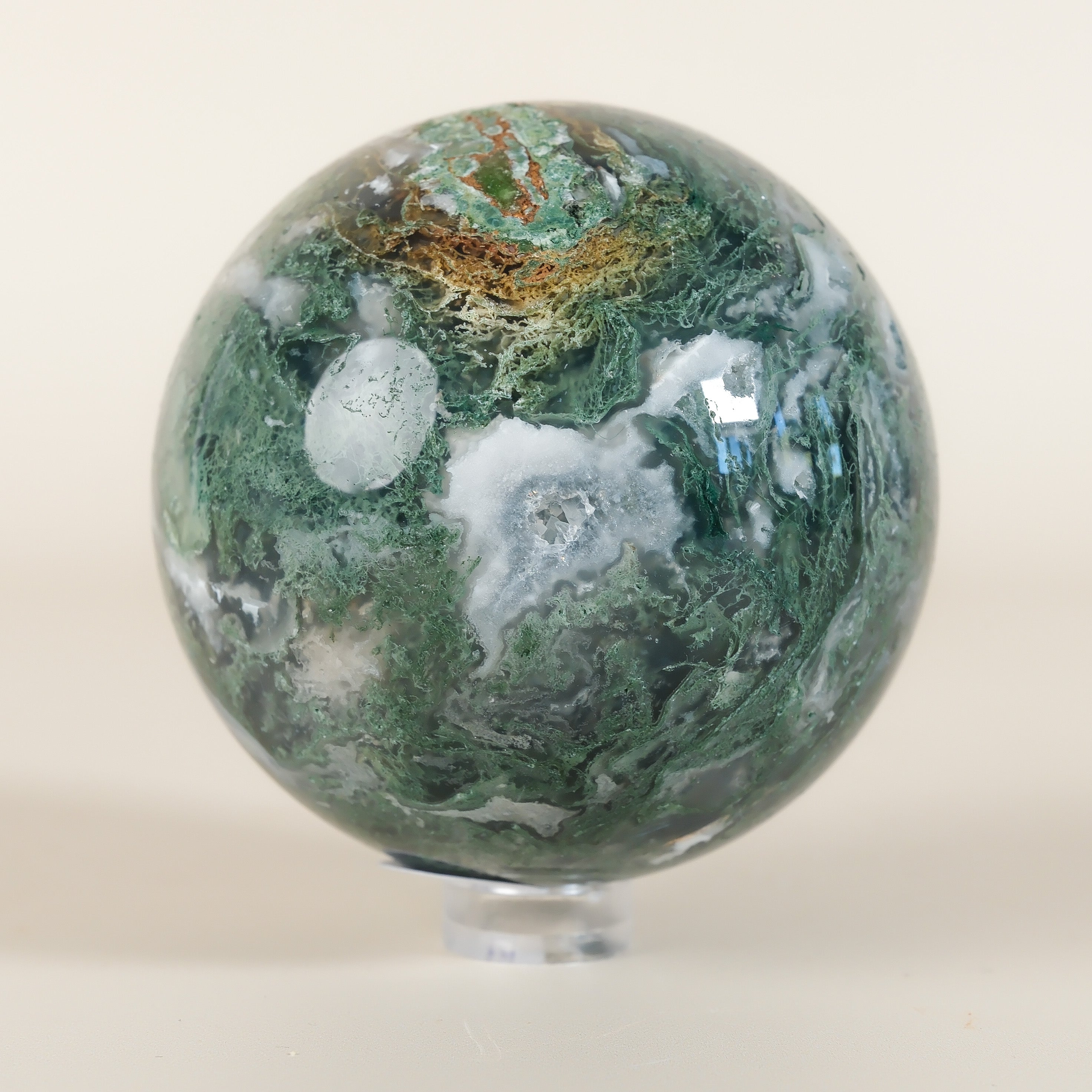 Moss Agate Sphere