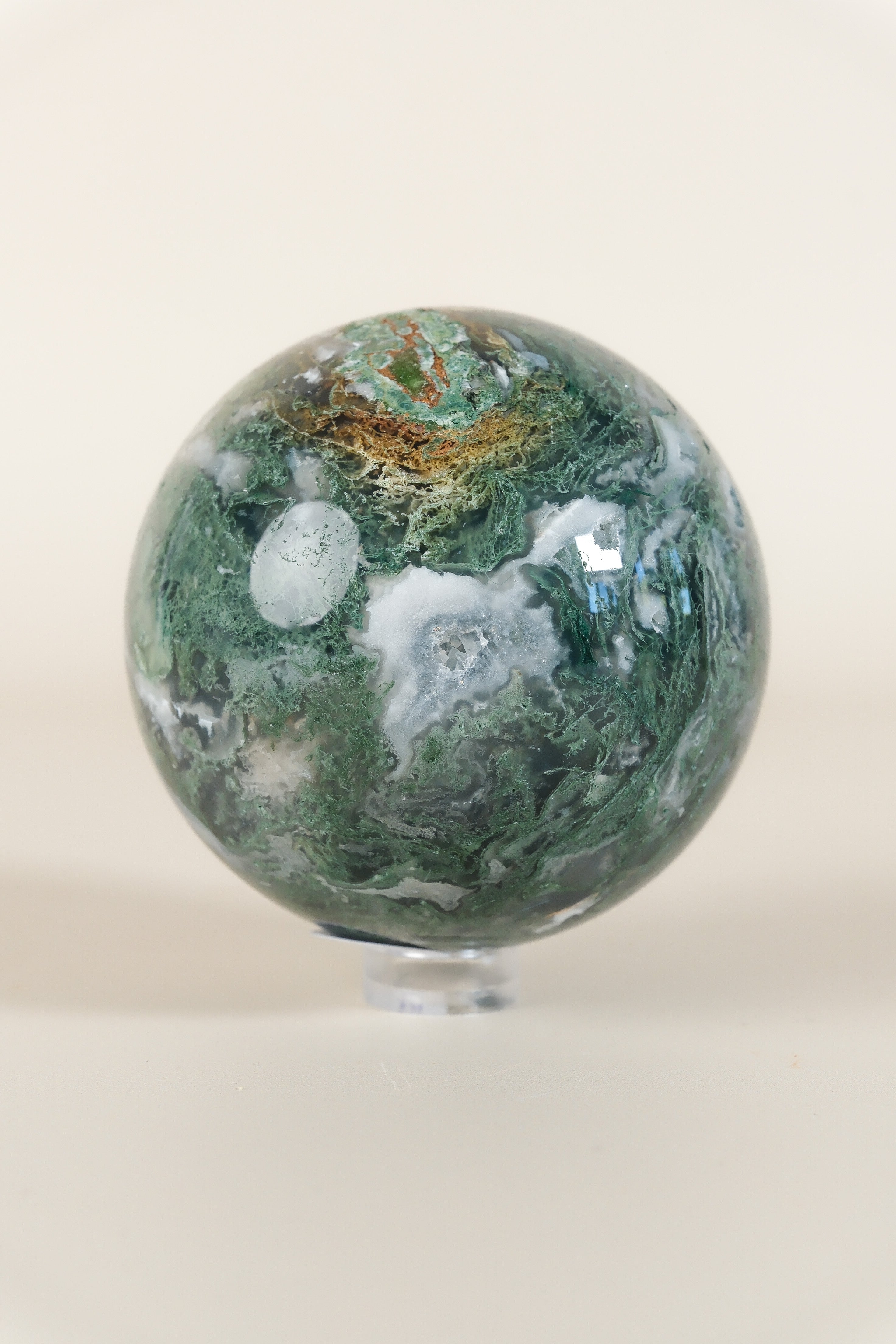 Moss Agate Sphere