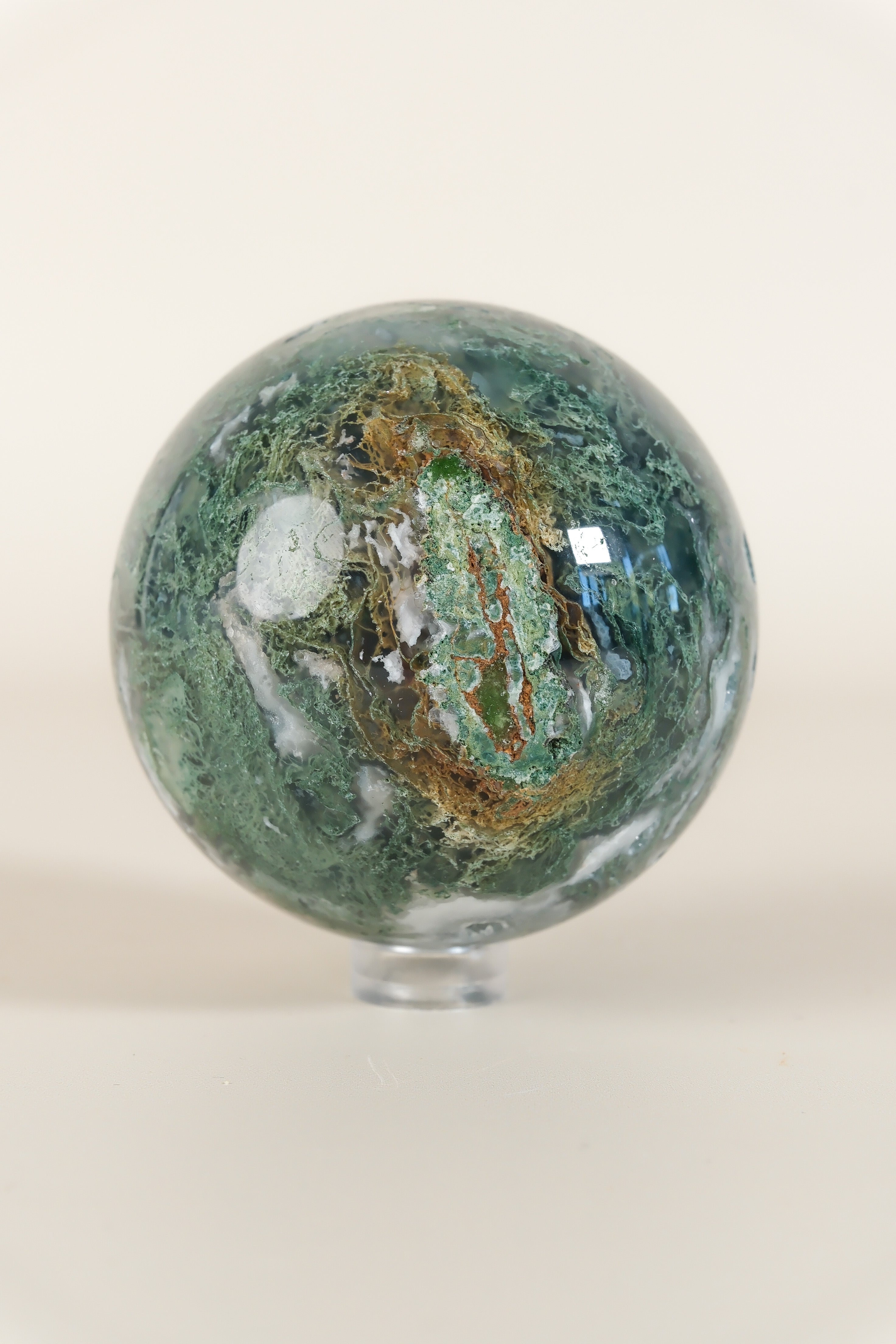Moss Agate Sphere
