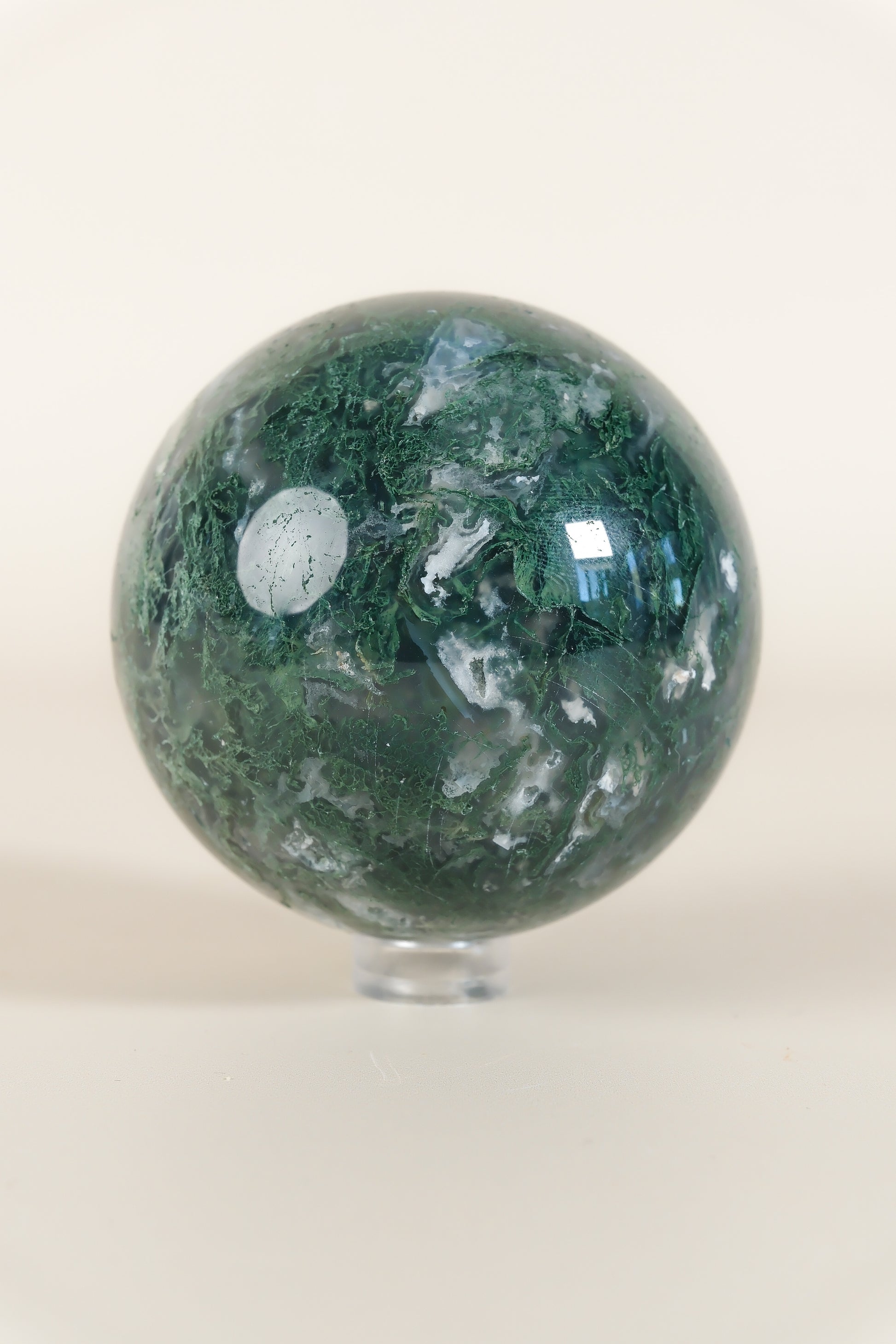 Moss Agate Sphere