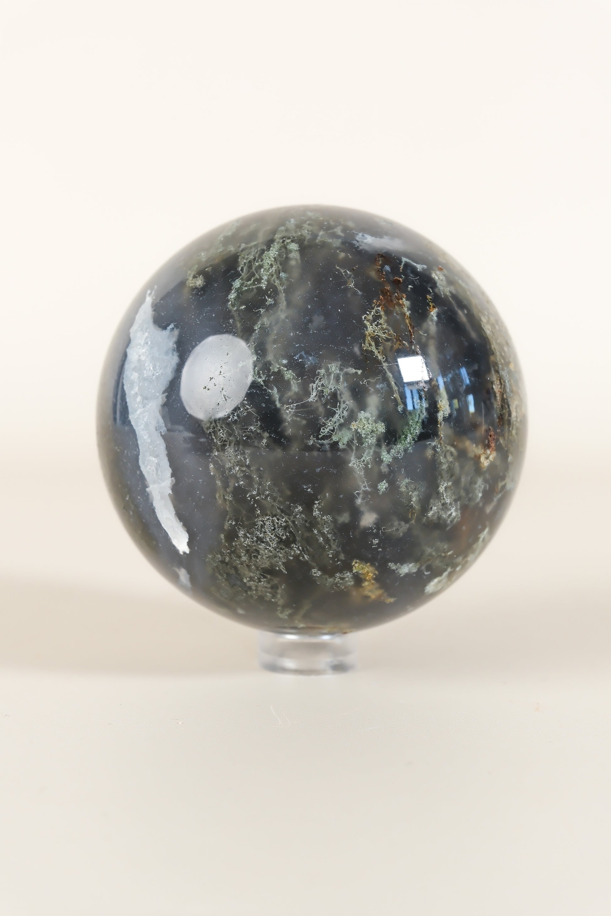 Moss Agate Sphere