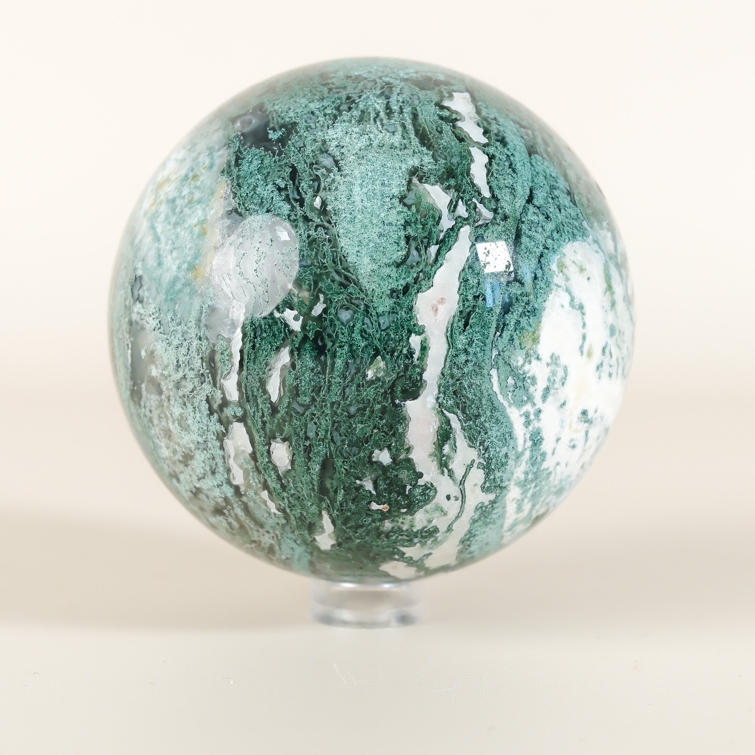 Moss Agate Sphere