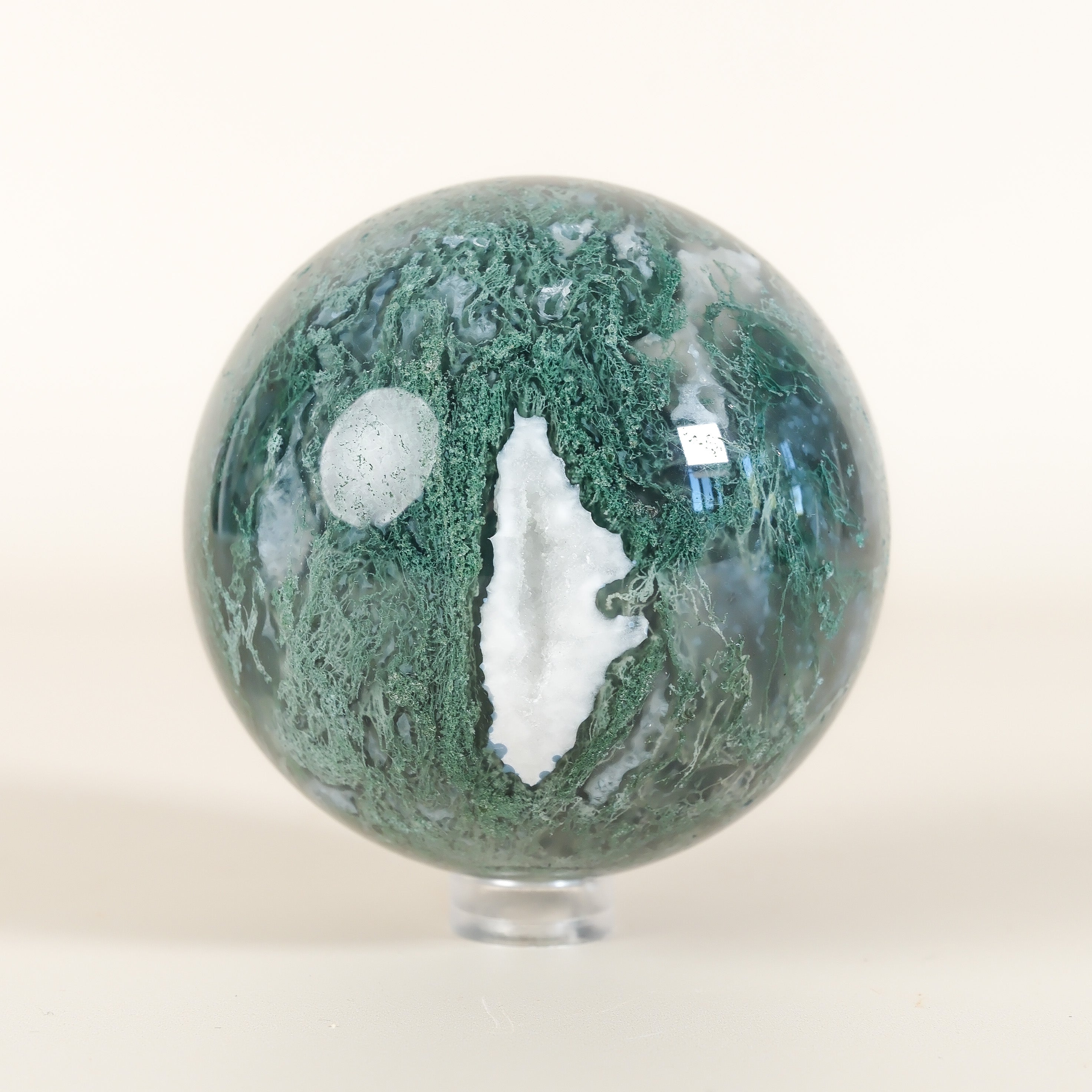 Moss Agate Sphere