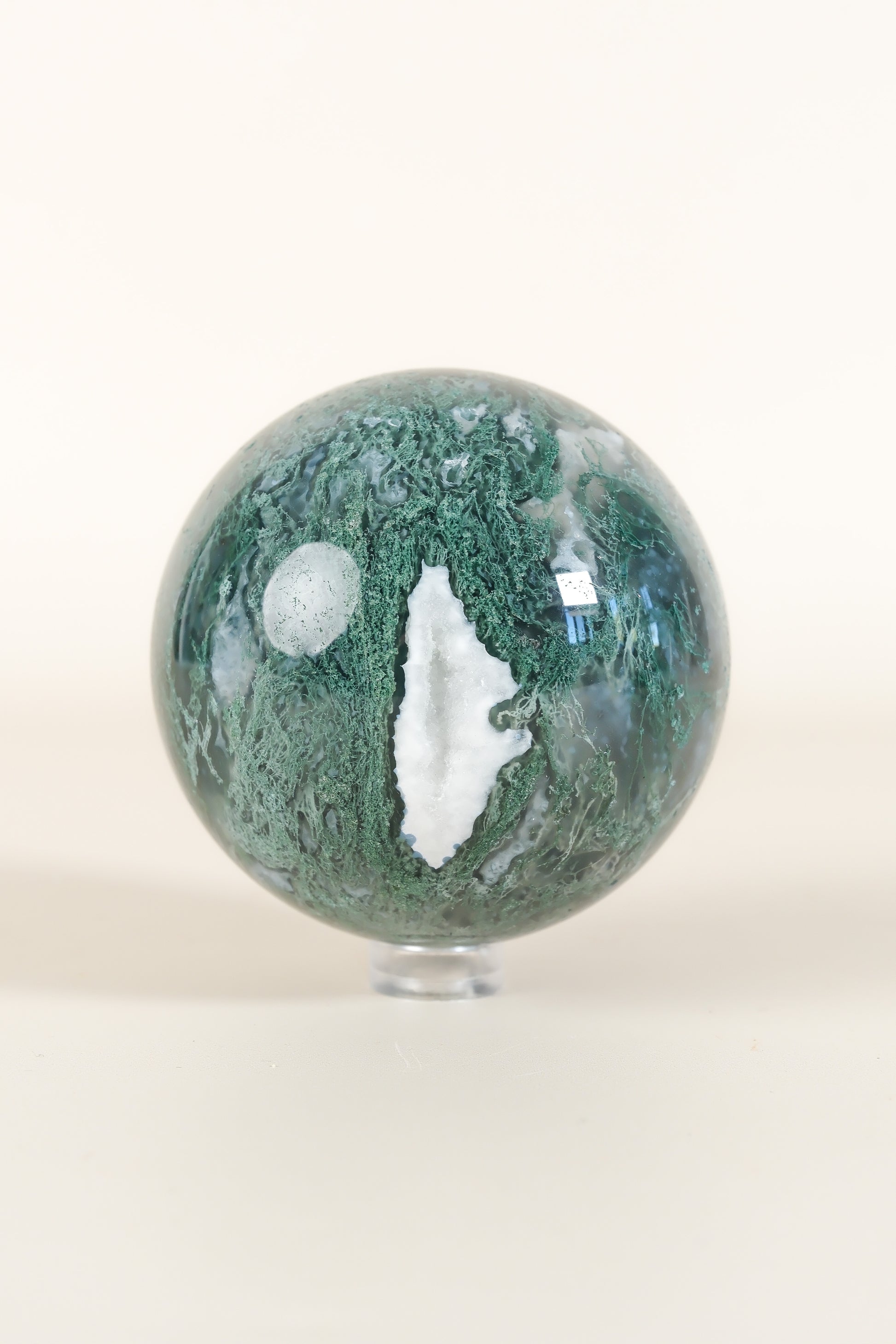 Moss Agate Sphere