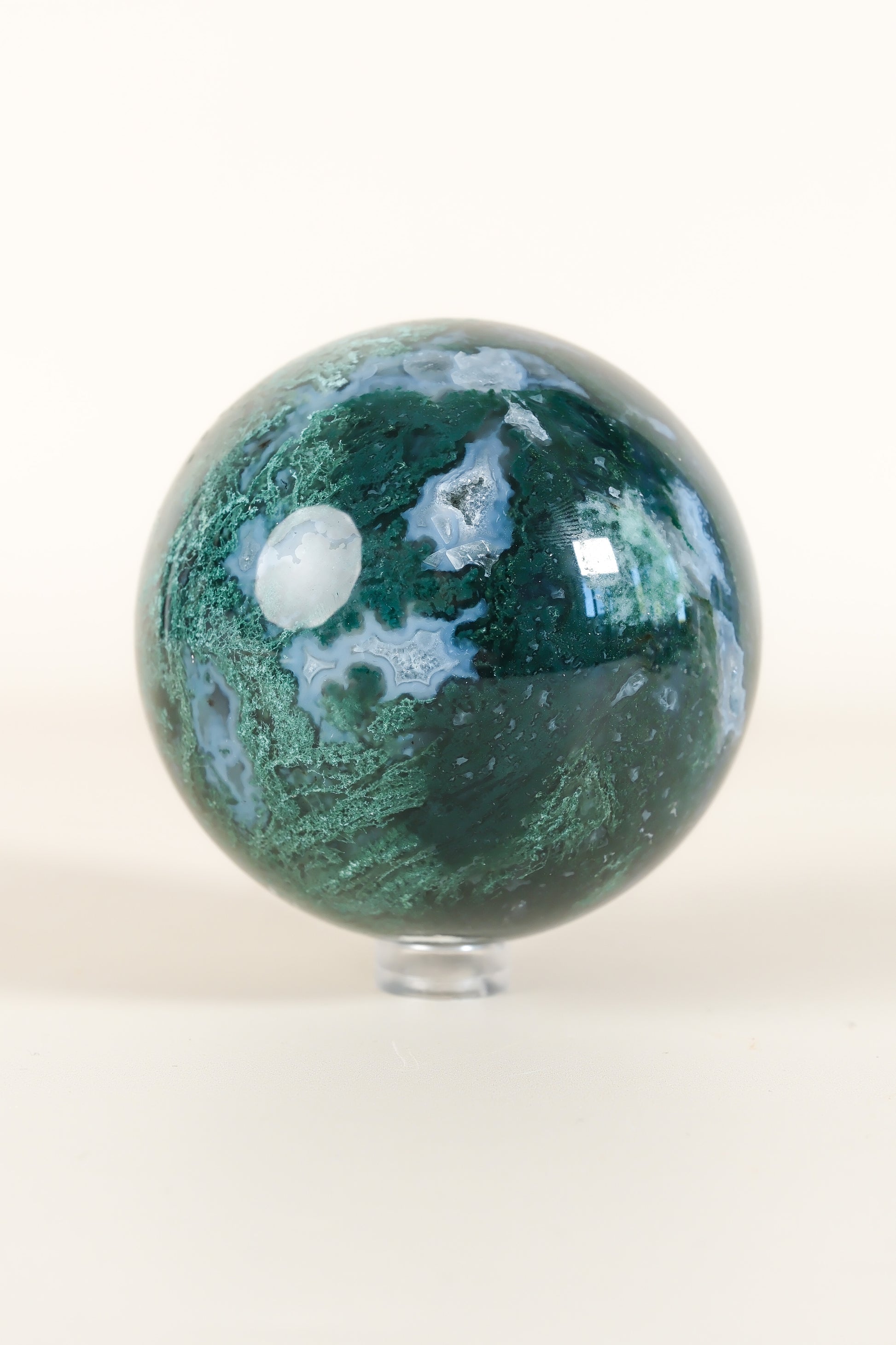 Moss Agate Sphere