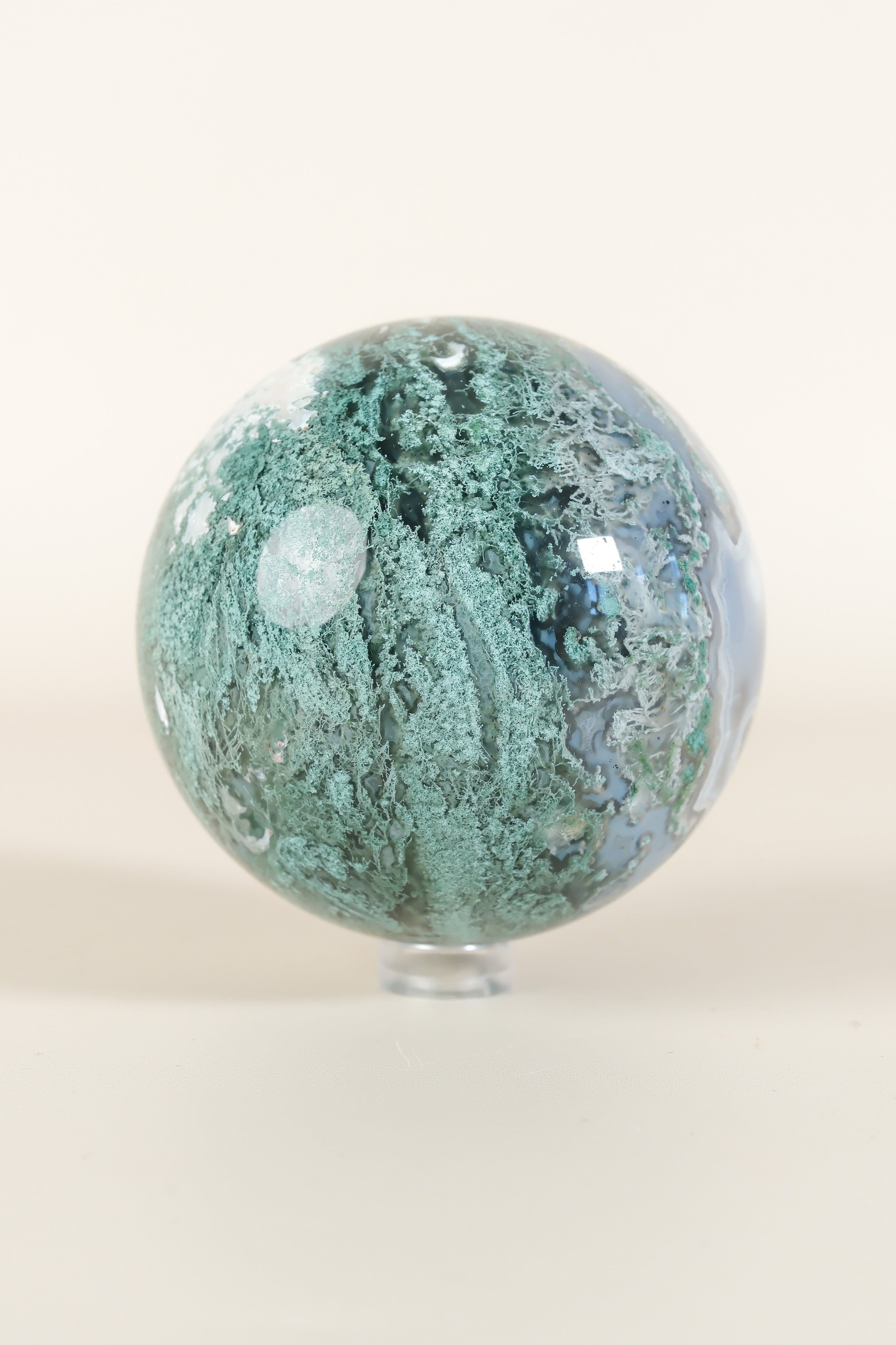 Moss Agate Sphere