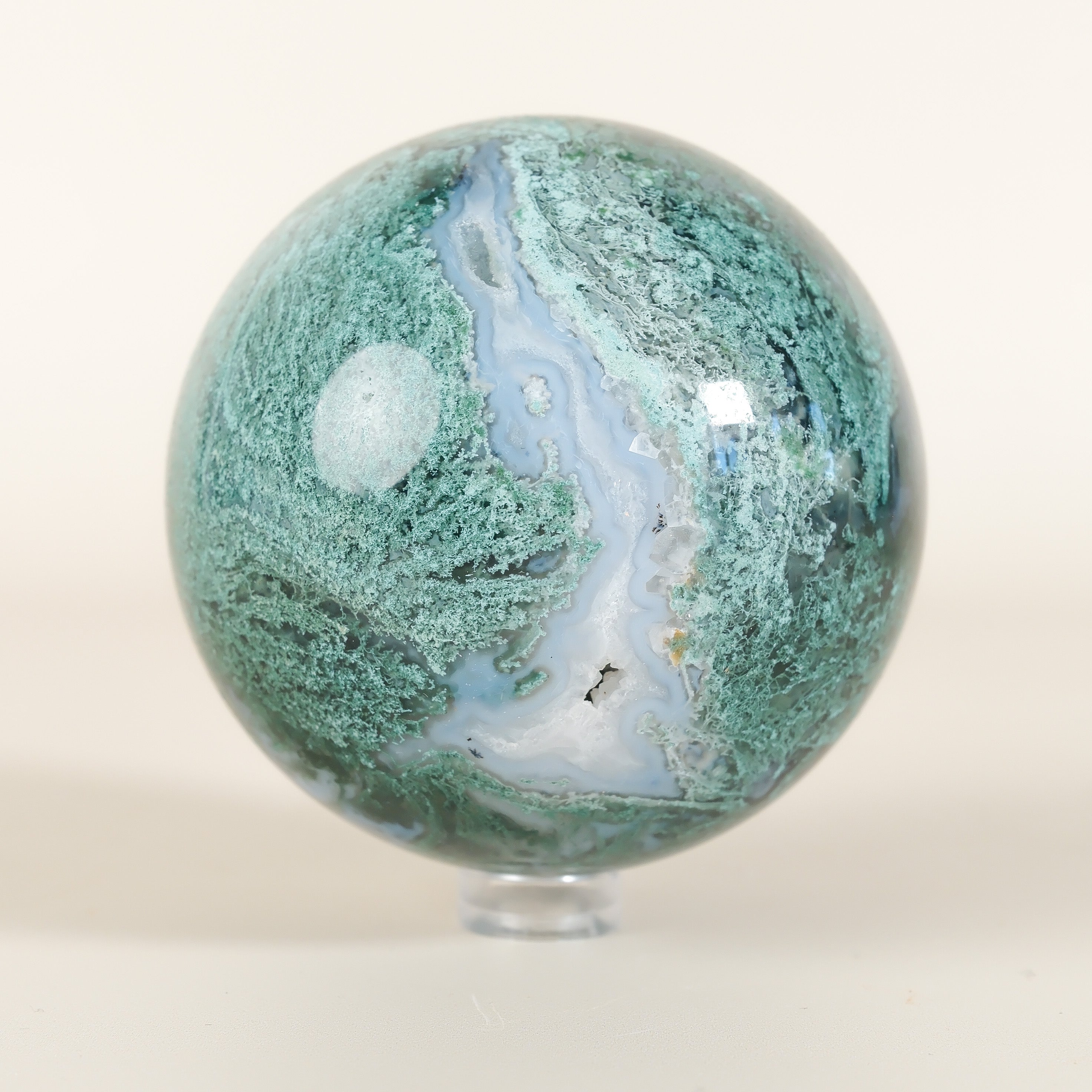 Moss Agate Sphere