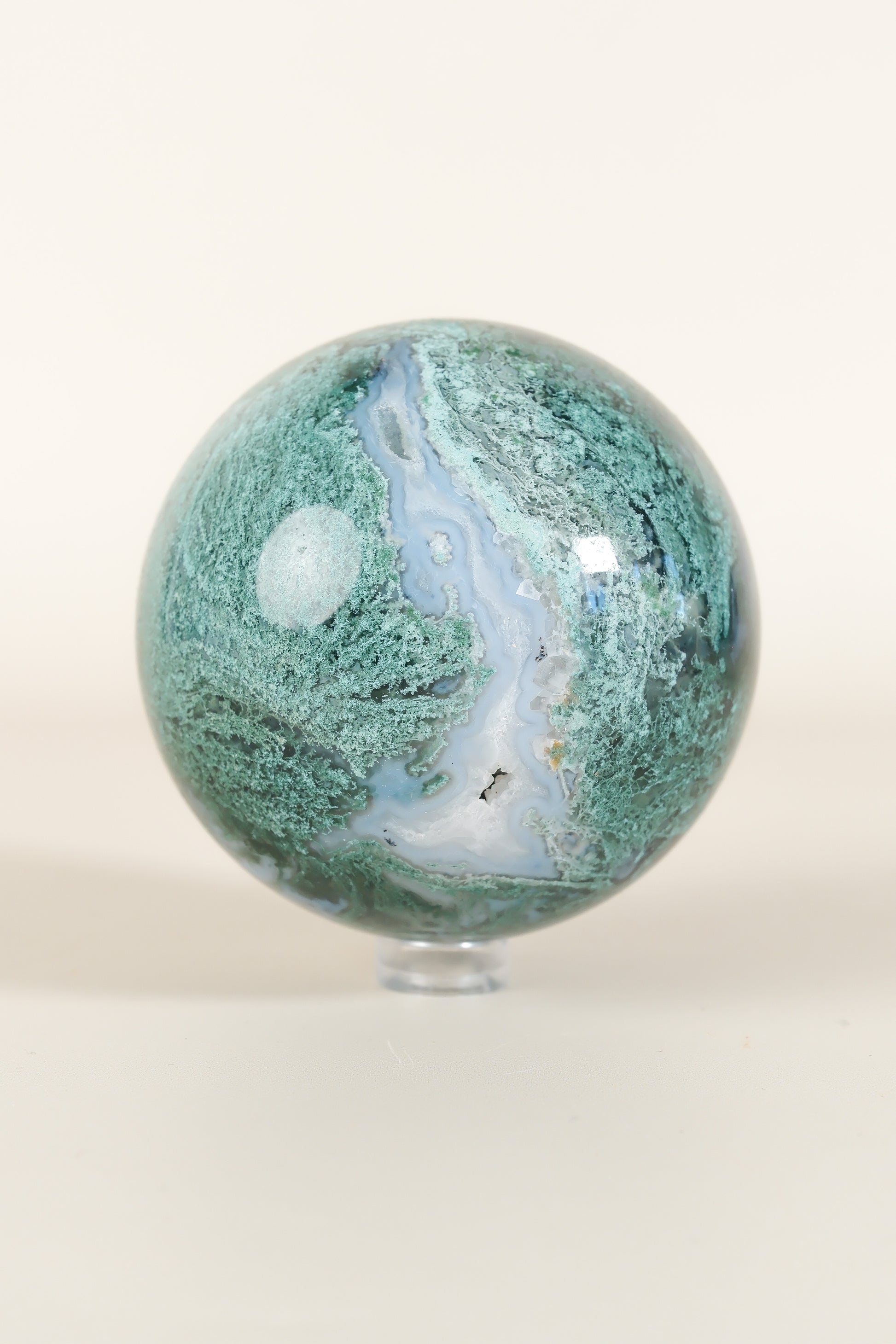 Moss Agate Sphere