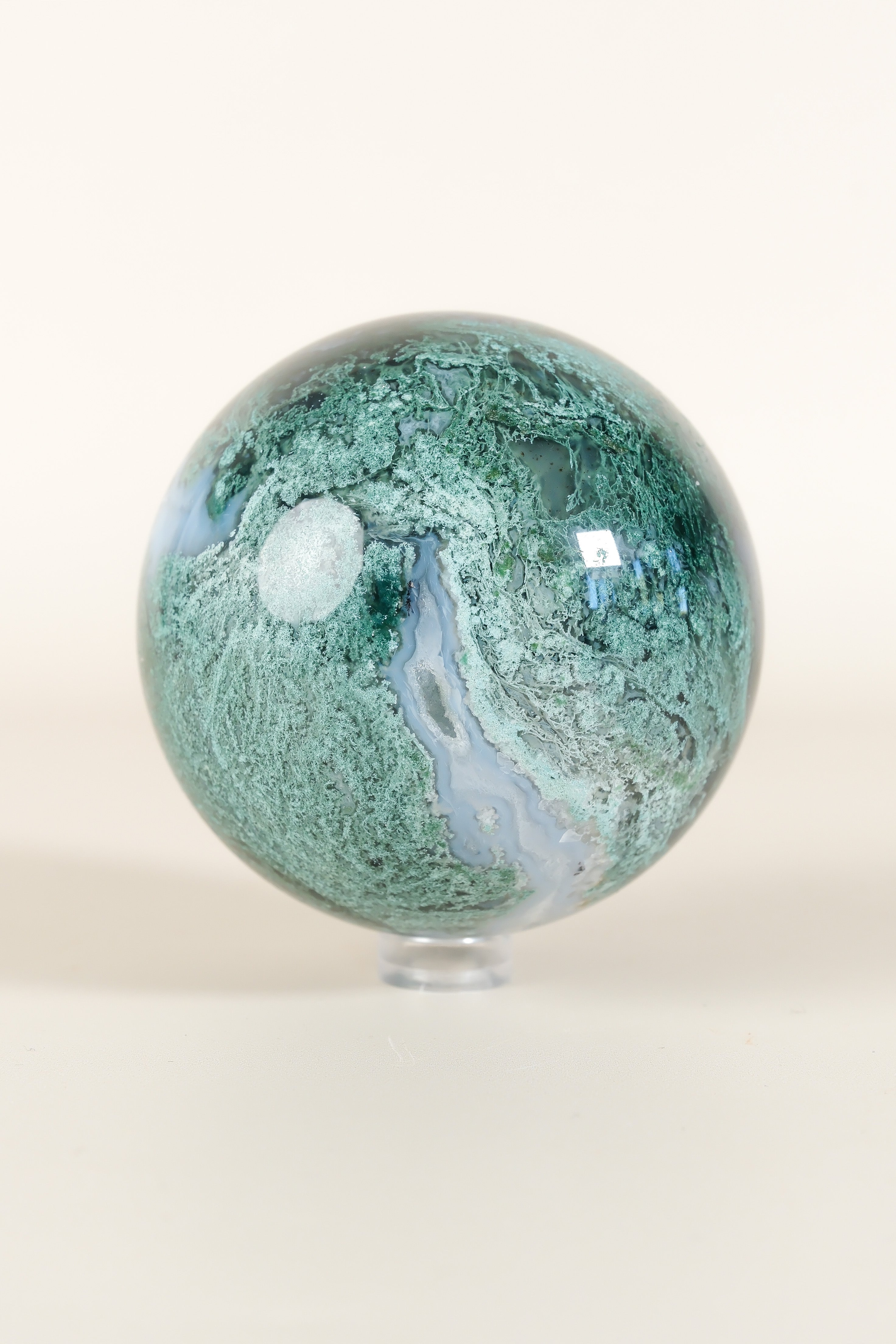 Moss Agate Sphere