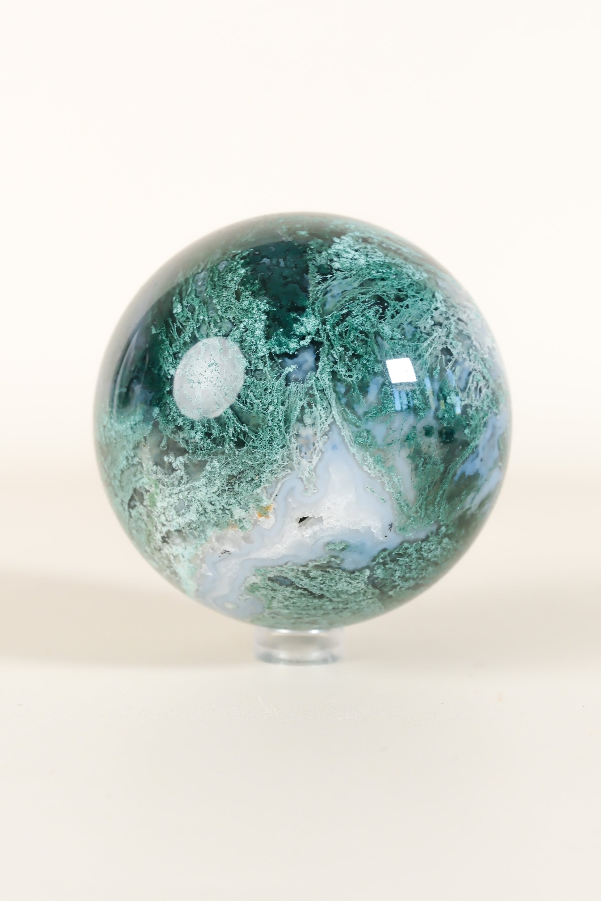 Moss Agate Sphere