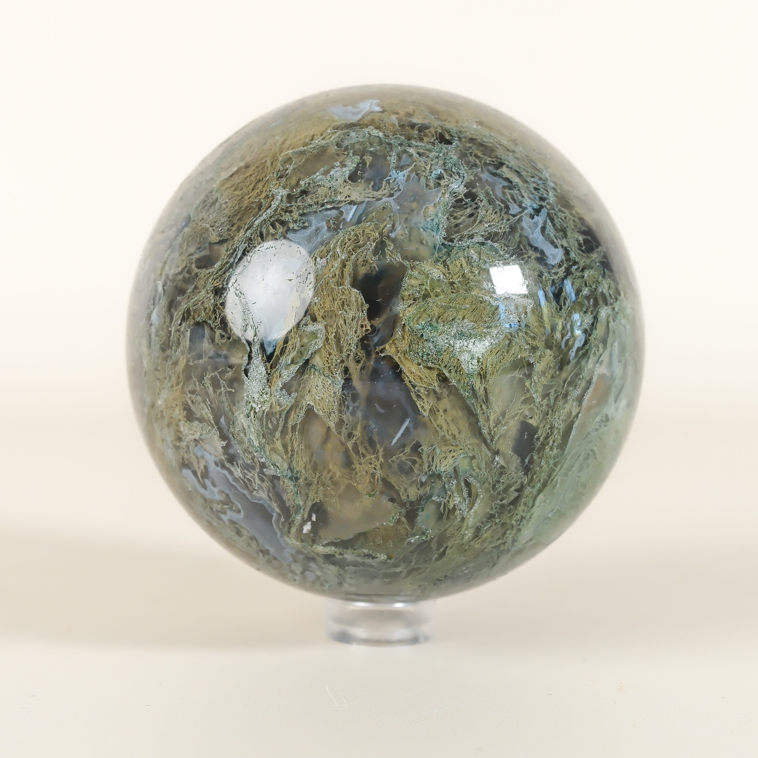 Moss Agate Sphere