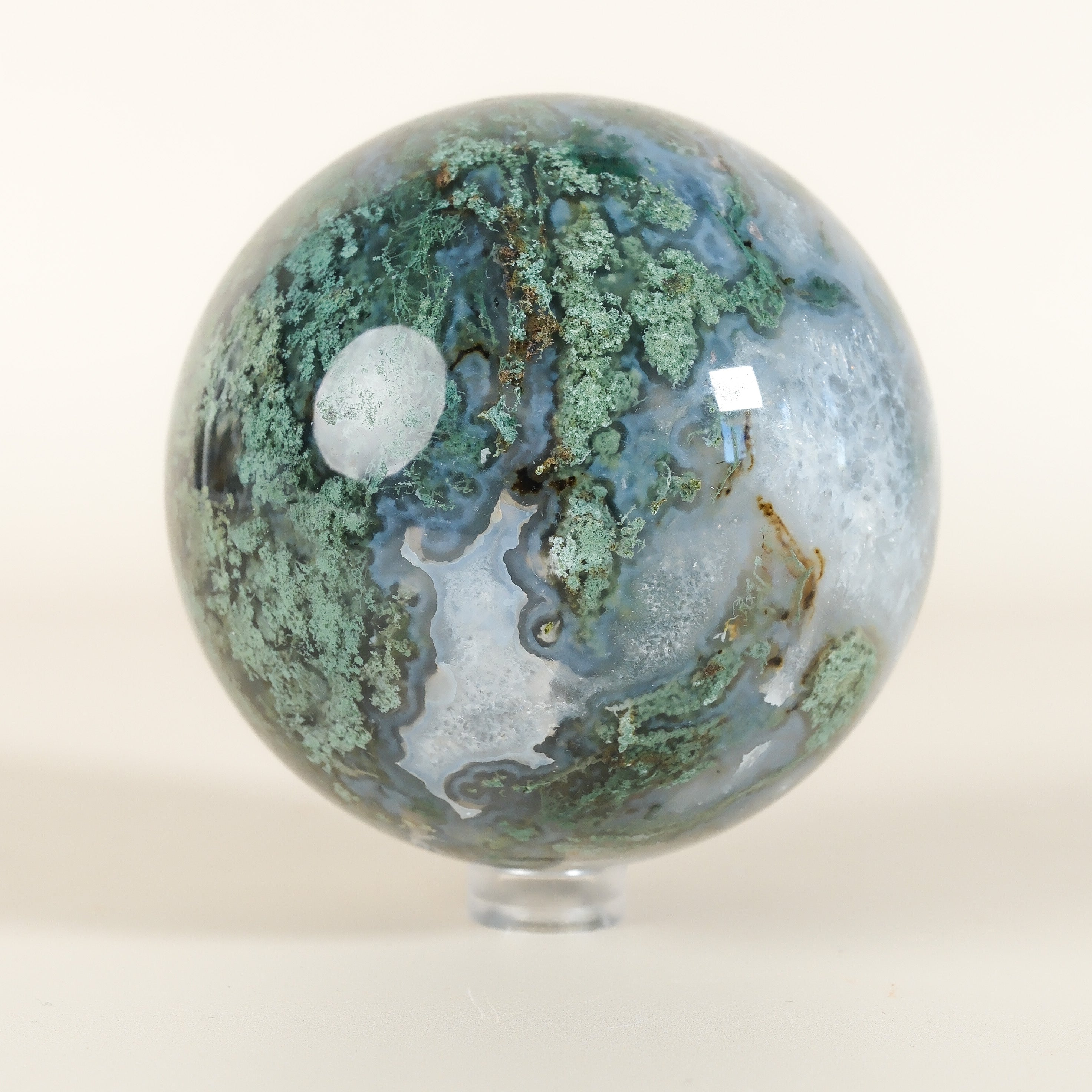Moss Agate Sphere