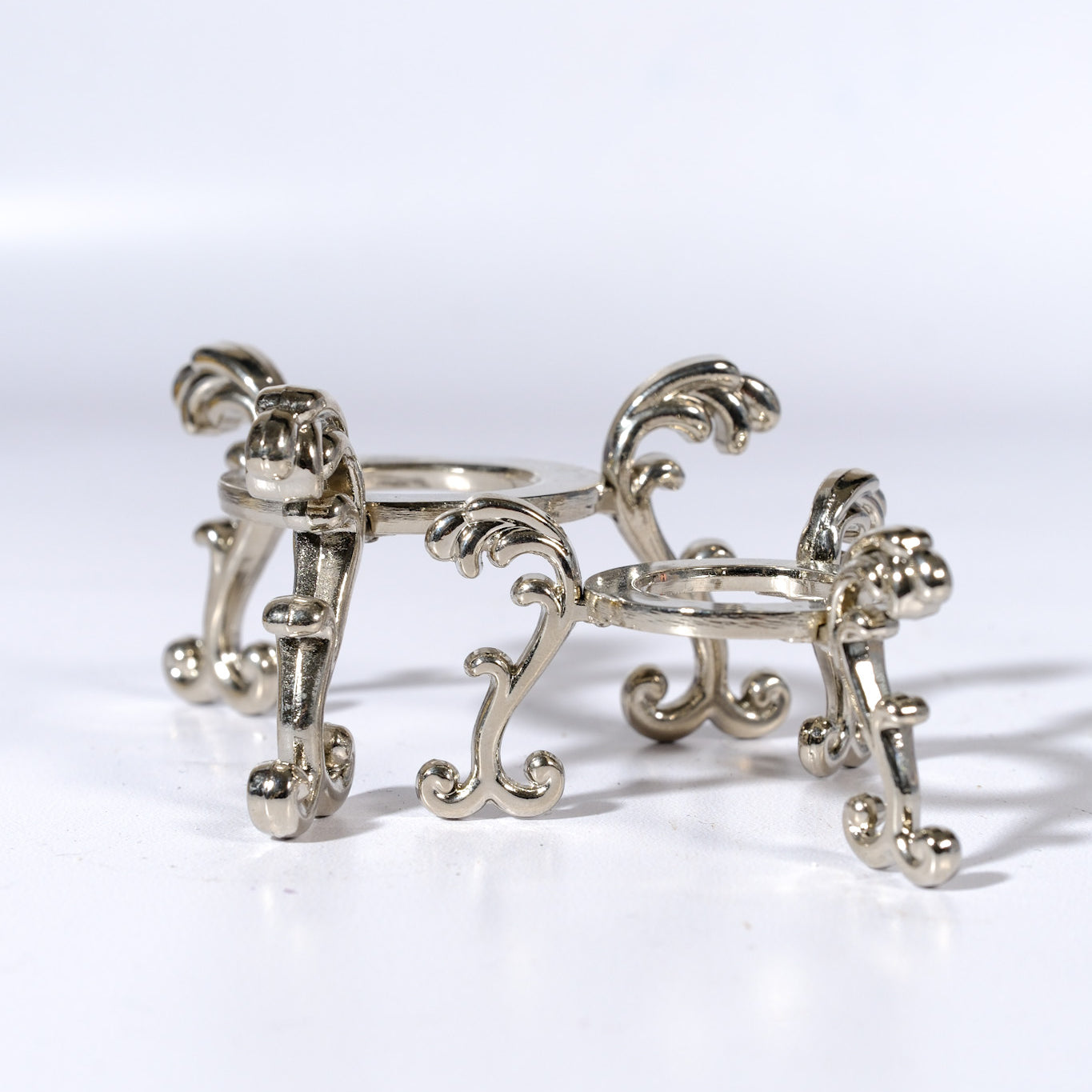 Silver Sphere Stand