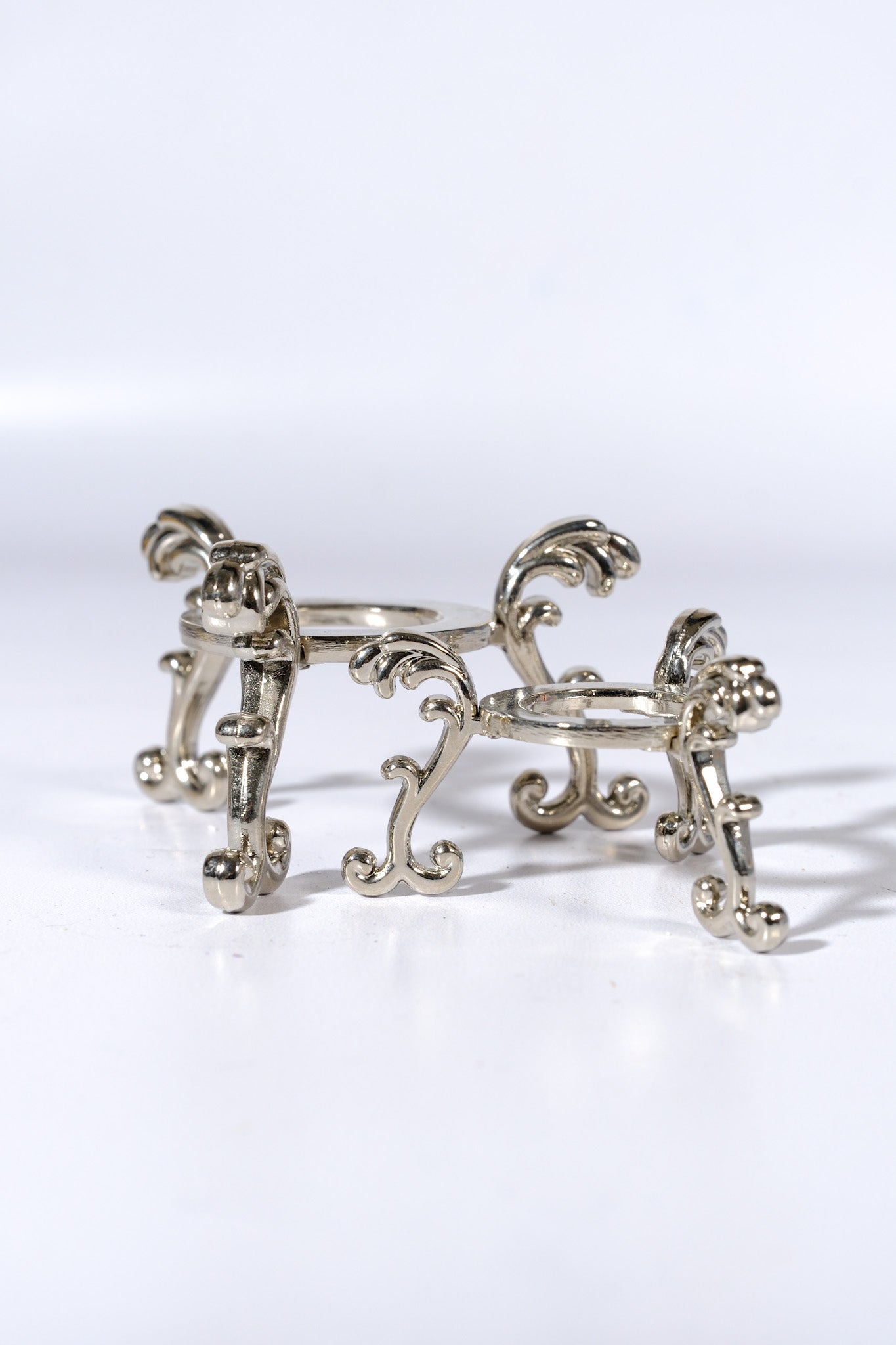 Silver Sphere Stand