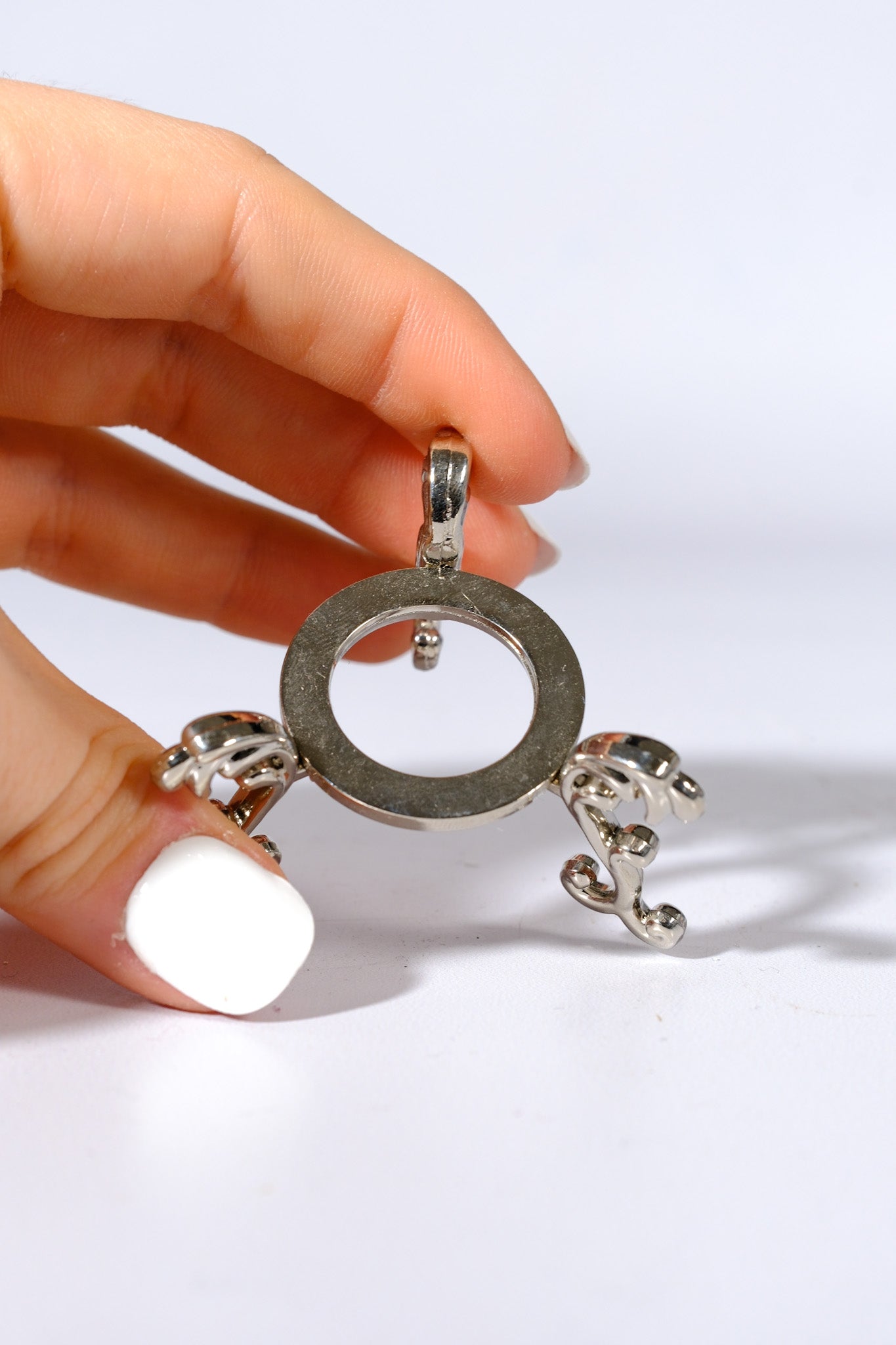 Silver Sphere Stand