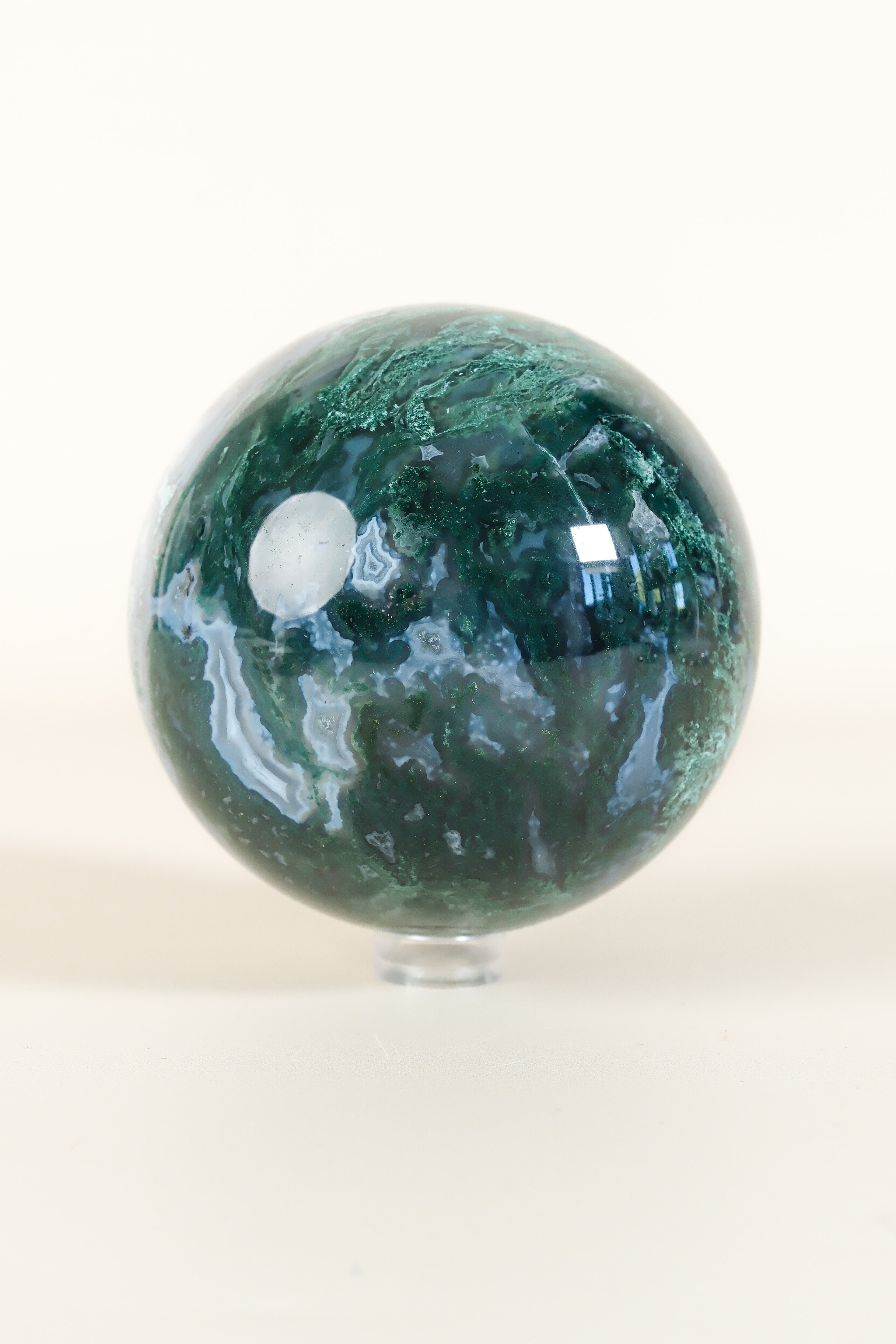 Moss Agate Sphere