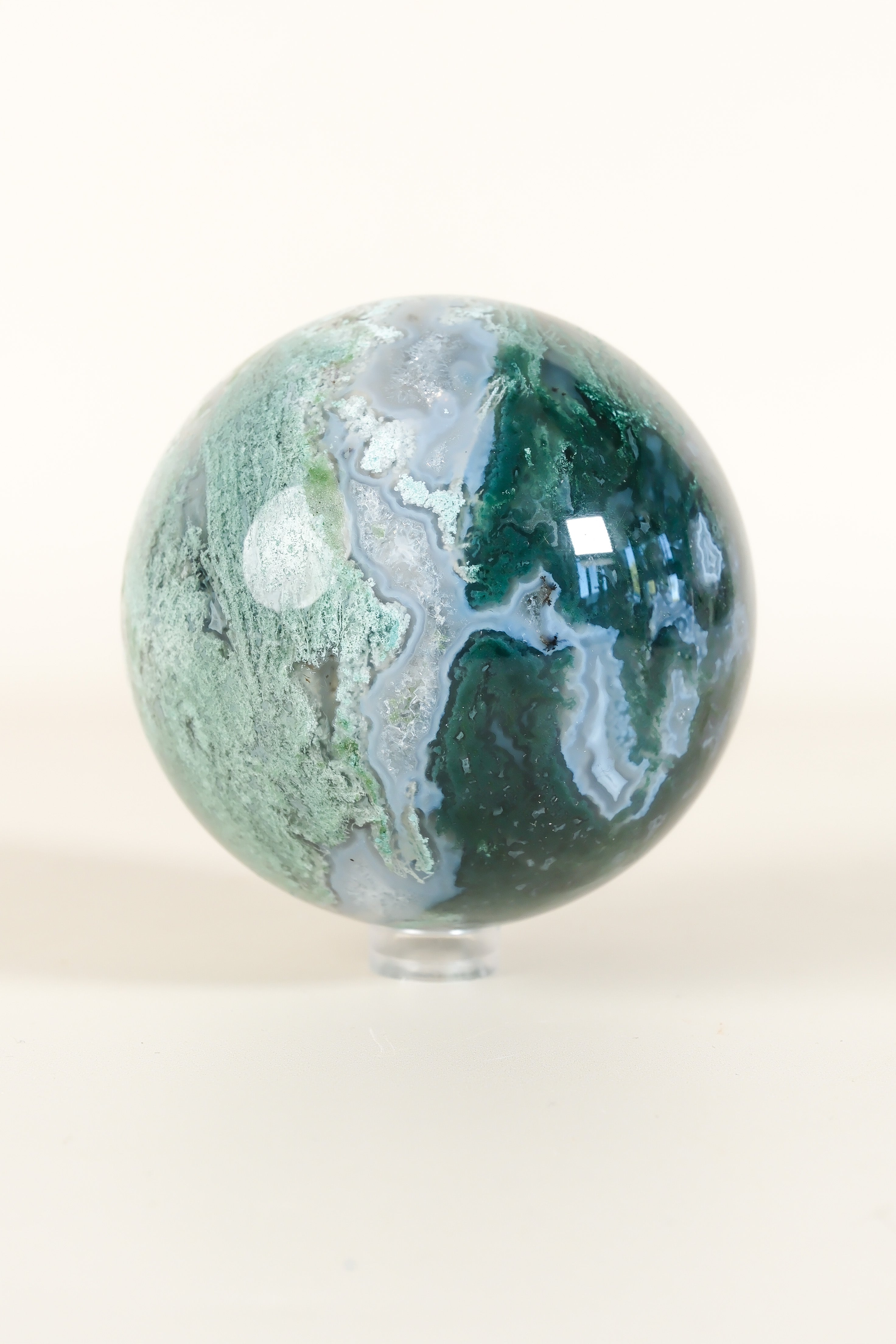 Moss Agate Sphere