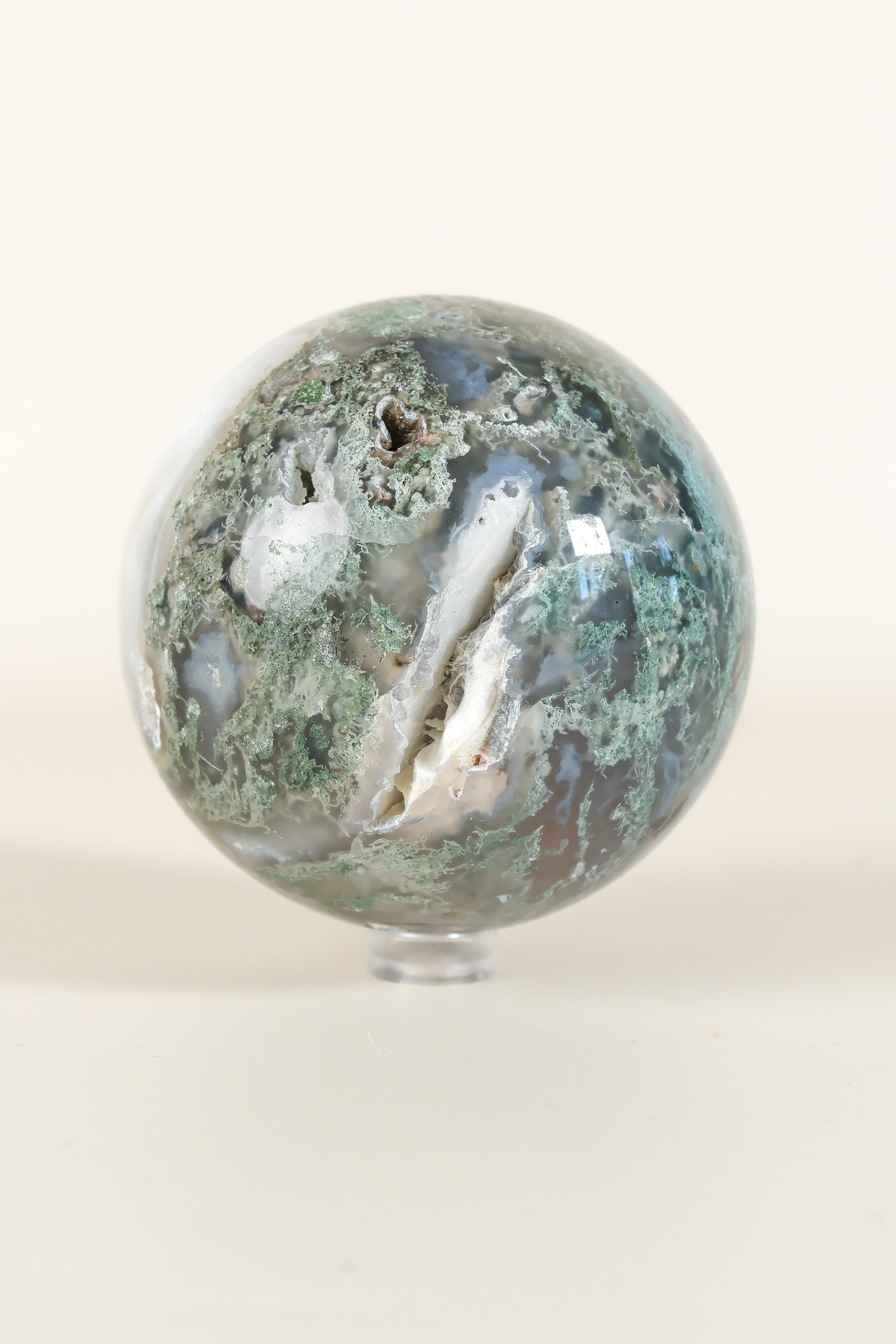 Moss Agate Sphere